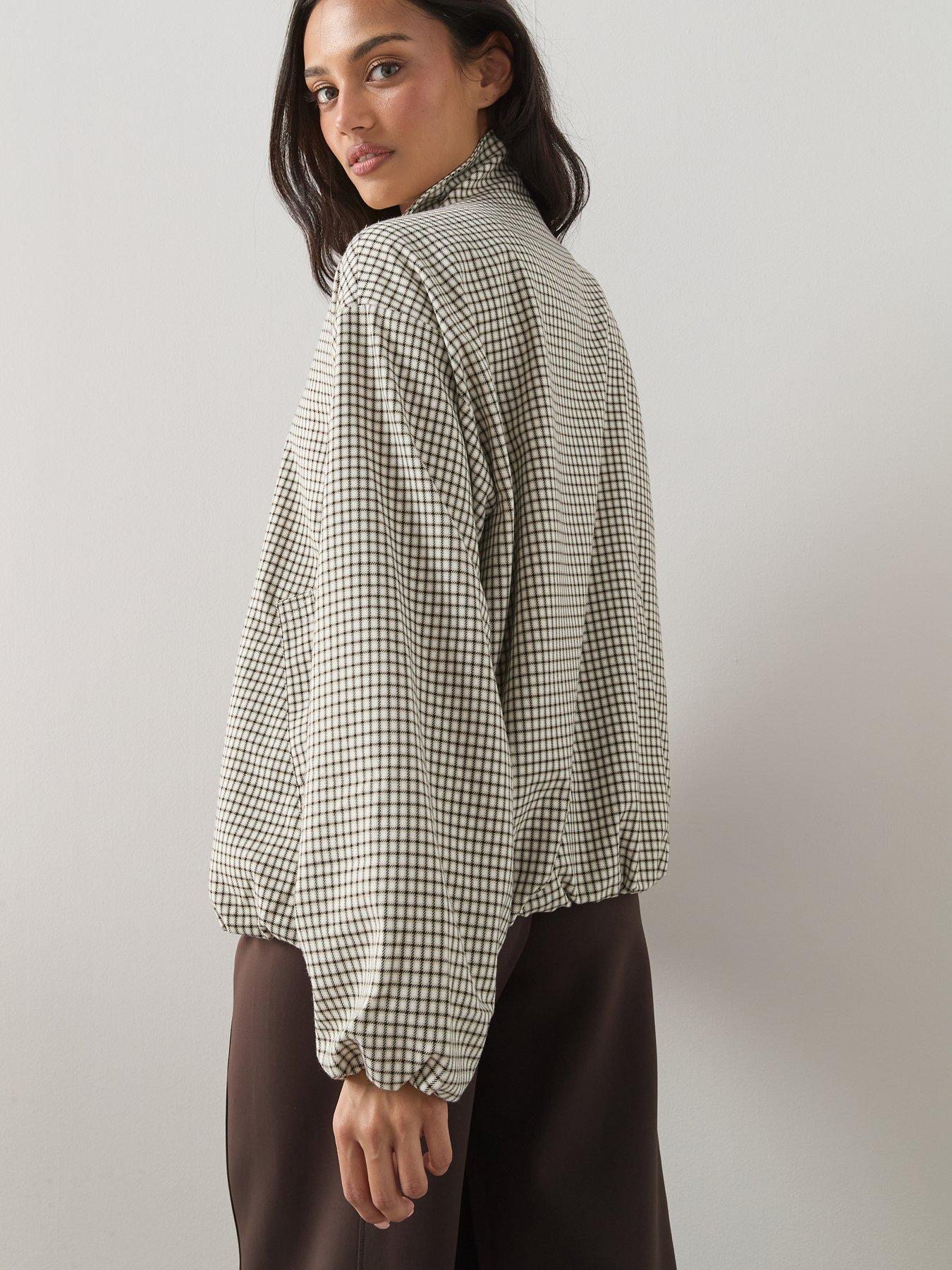 the-very-collection-bubble-hem-check-jacket-printstillFront