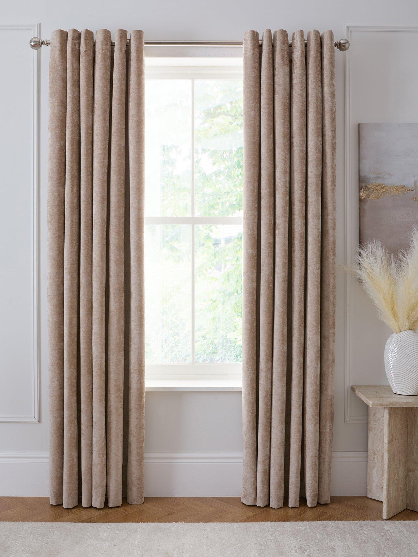 the-very-collection-knightsbridge-chenille-90x108-blackout-eyelet-curtains