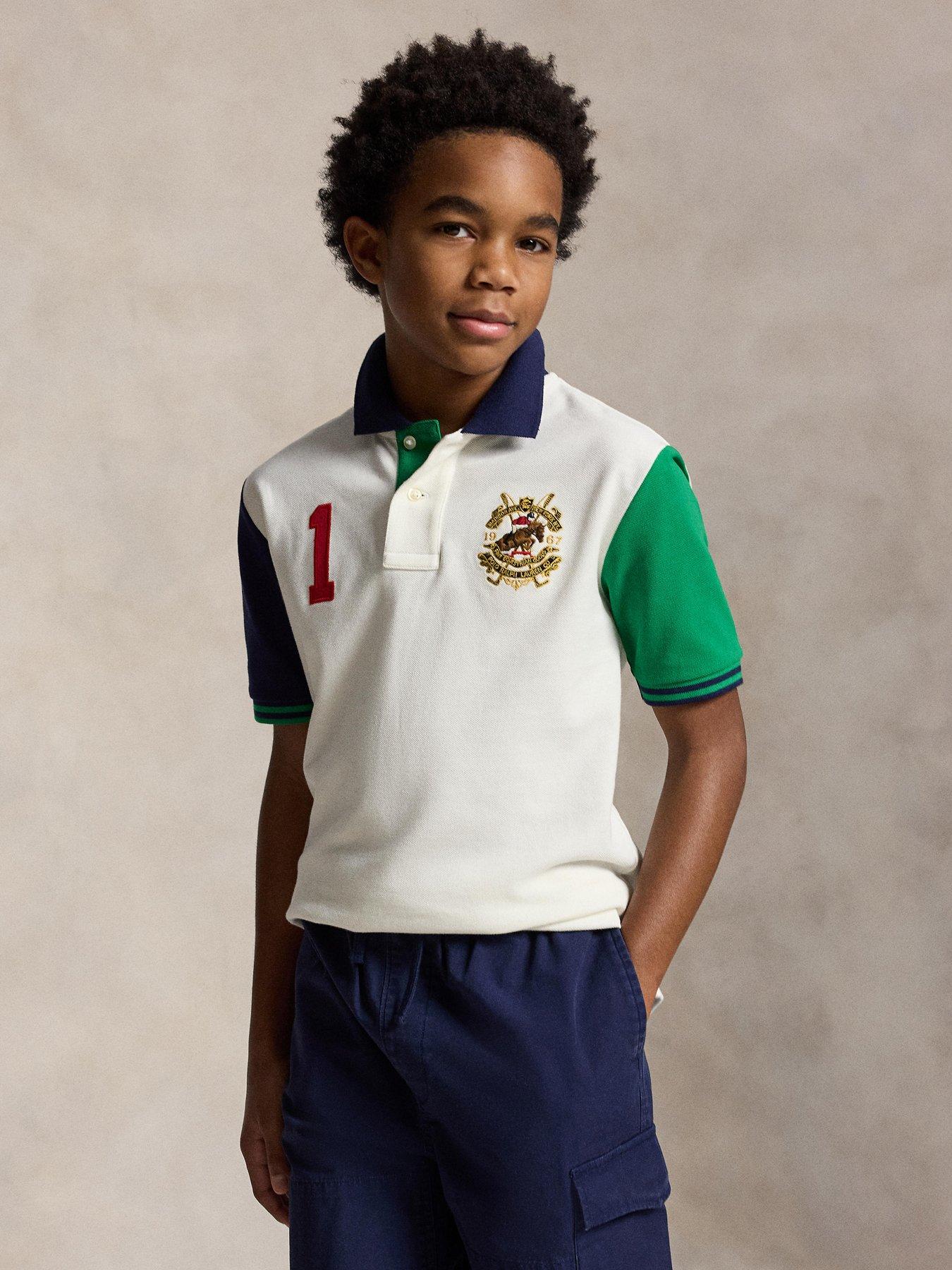 Polo Ralph Lauren Boys Short Sleeve Badge Shirt - Multi