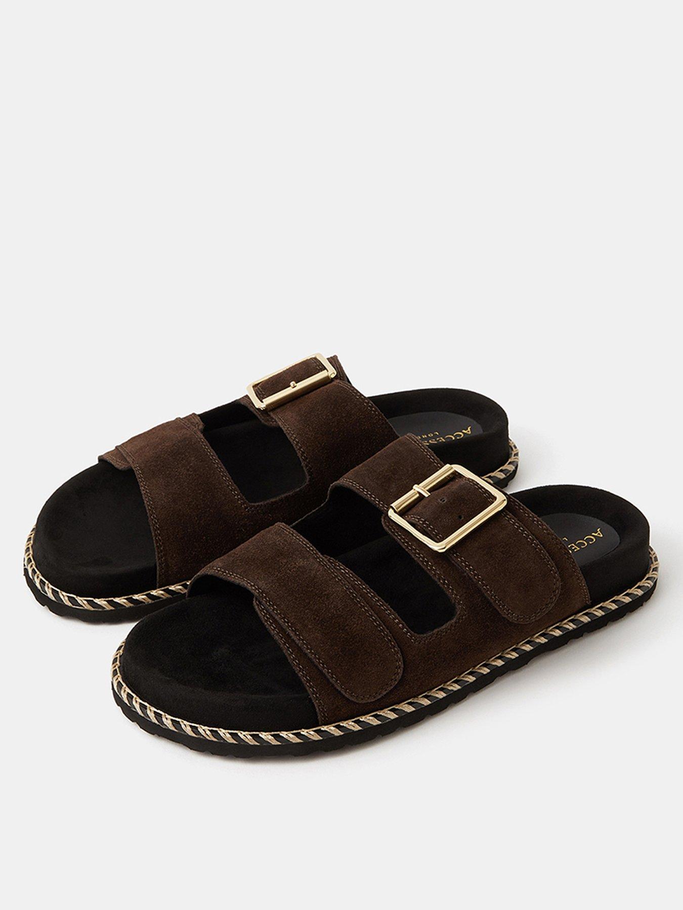 accessorize-buckle-strap-footbed-brownstillFront