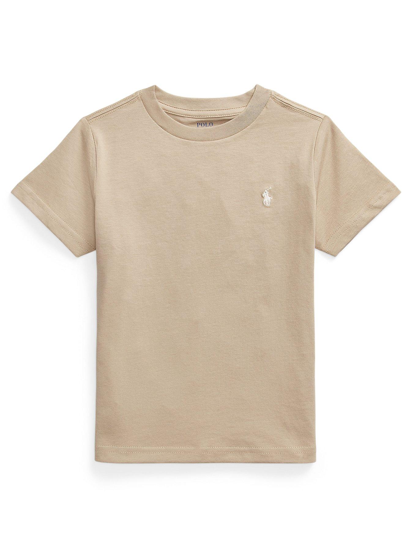 Polo Ralph Lauren Younger Boys Short Sleeve T-Shirt - Beige