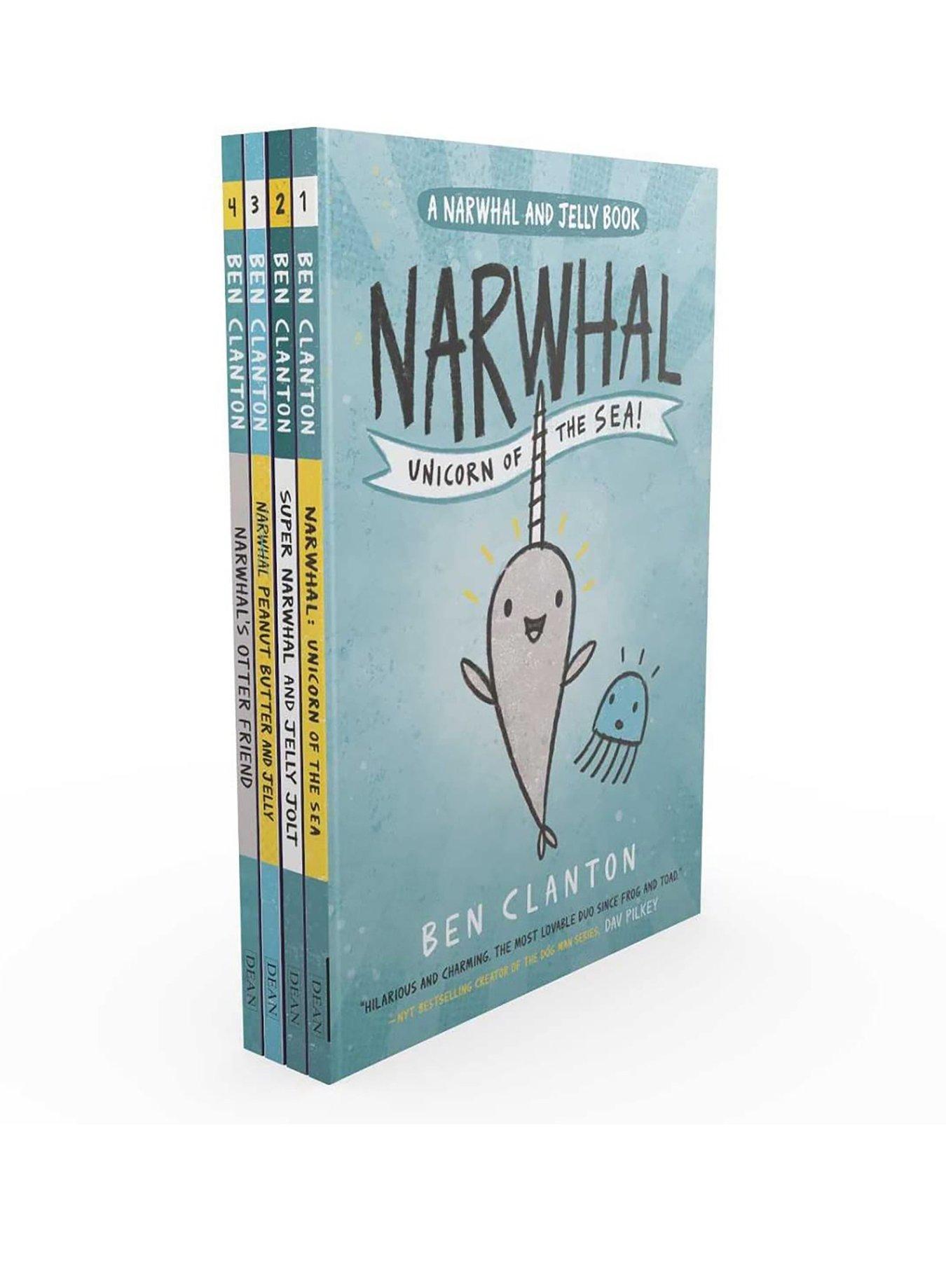 Narwhal and Jelly 4 Book Set by Ben Clanton