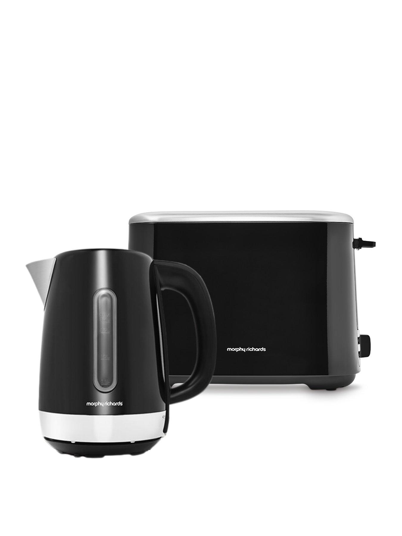 Morphy Richards Equip Kettle  &  Toaster - Black
