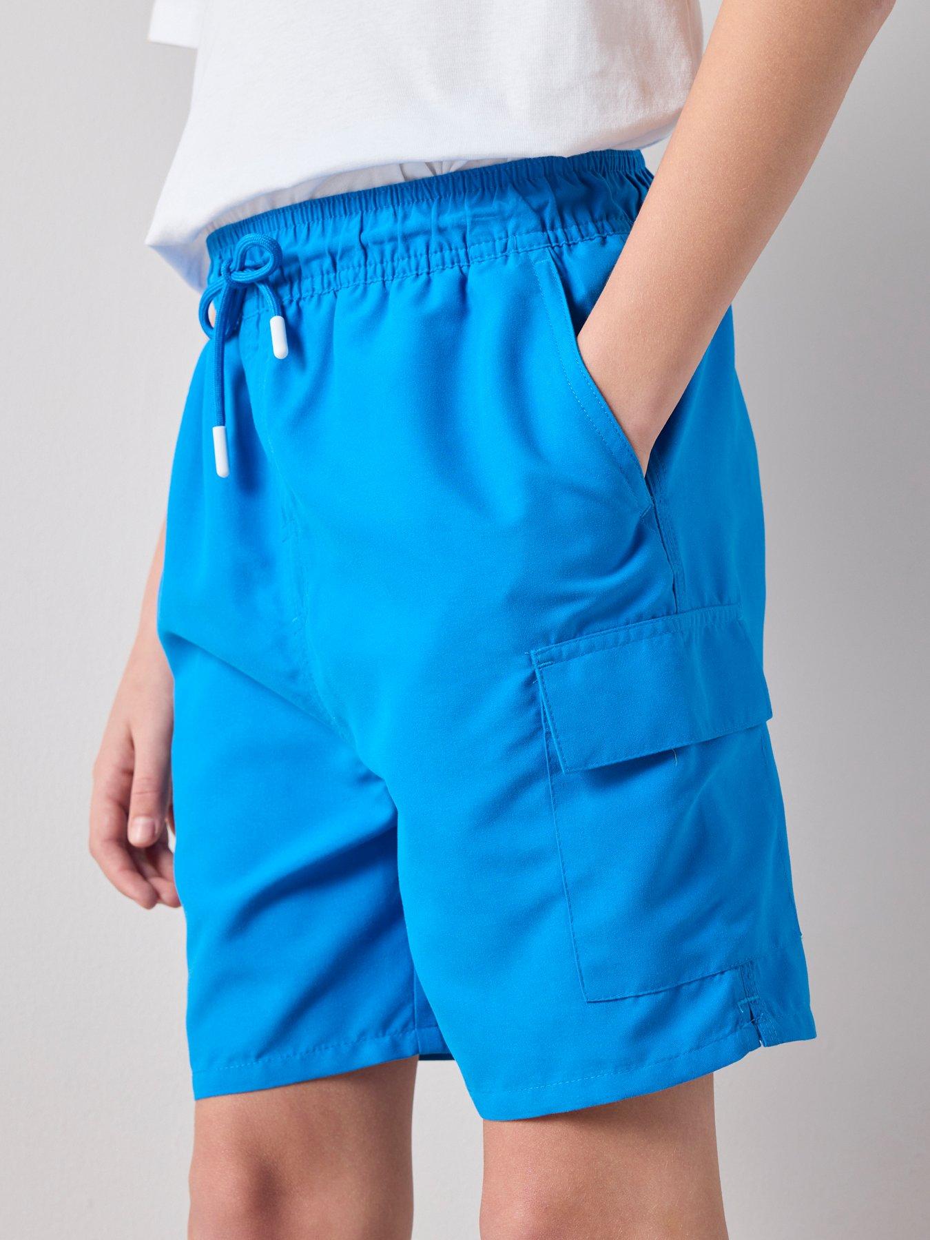 the-very-collection-boys-cargo-swim-shorts-blueoutfit