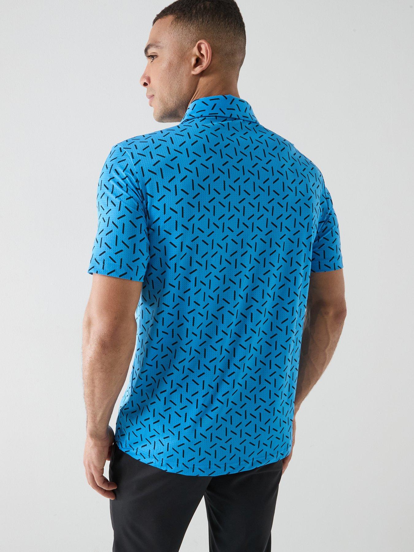 adidas-mens-golf-ultimate-365-mesh-climacool-polo-bluestillFront