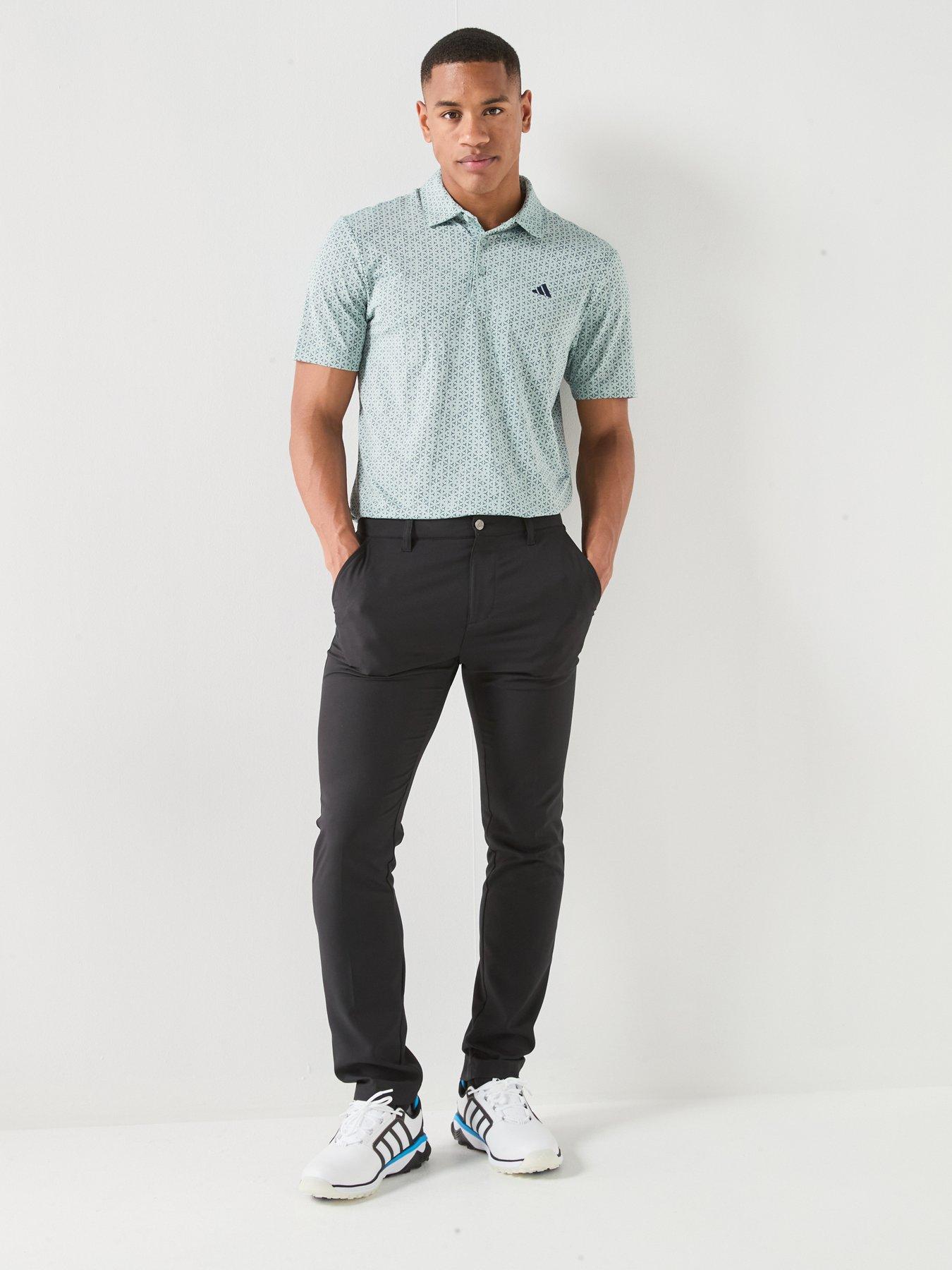 Image 3 of 5 of adidas Mens Golf Ultimate 365 Mesh Climacool Polo - Green