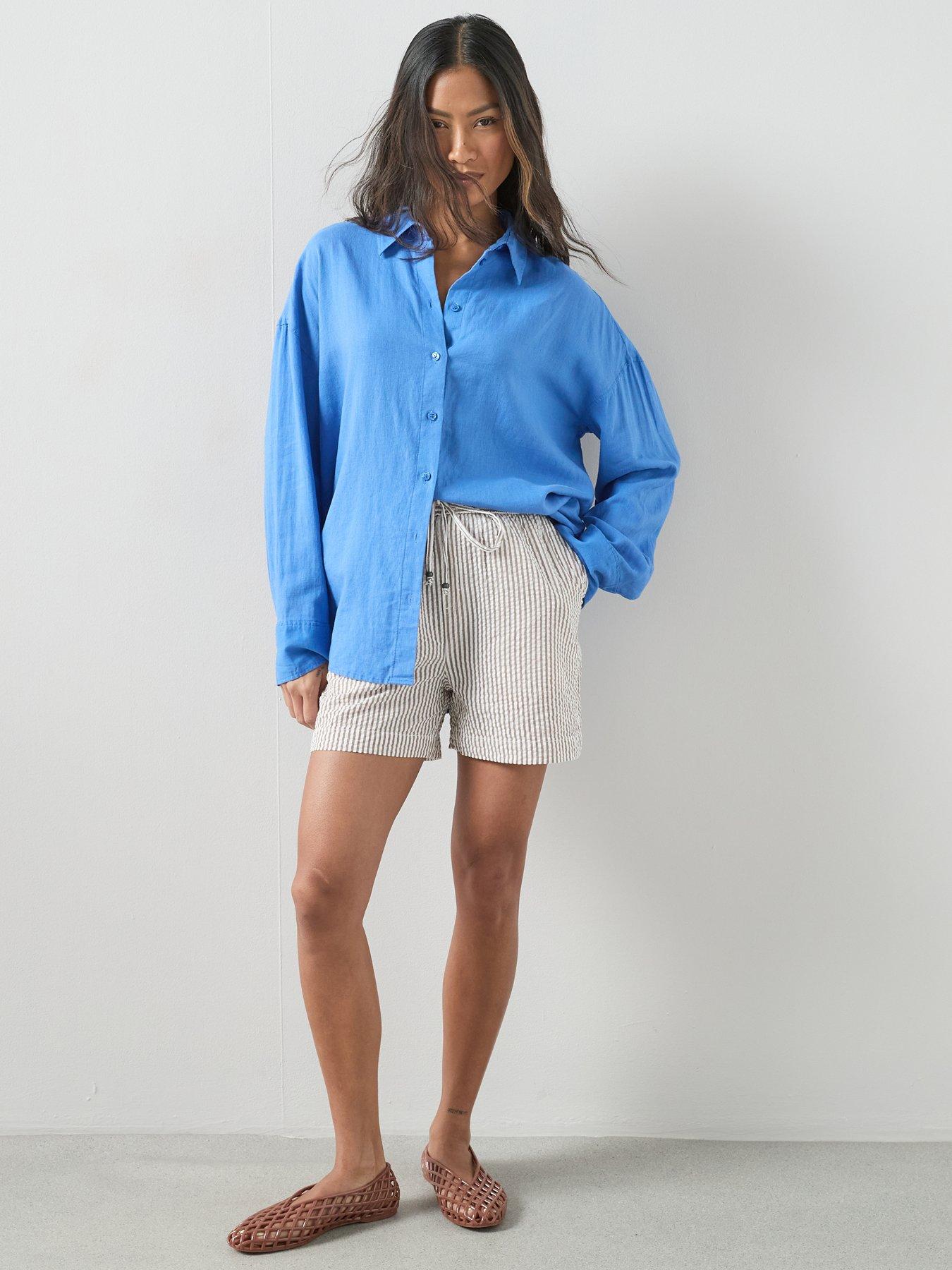 Image 3 of 7 of The Very Collection Drawstring Shorts - Print