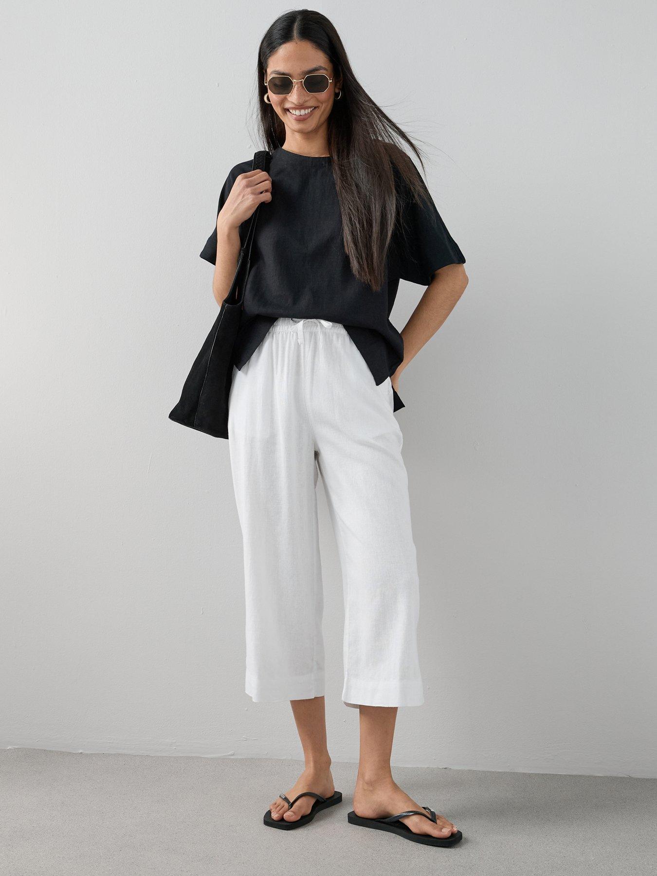 the-very-collection-linen-blend-cropped-trousers-whitefront