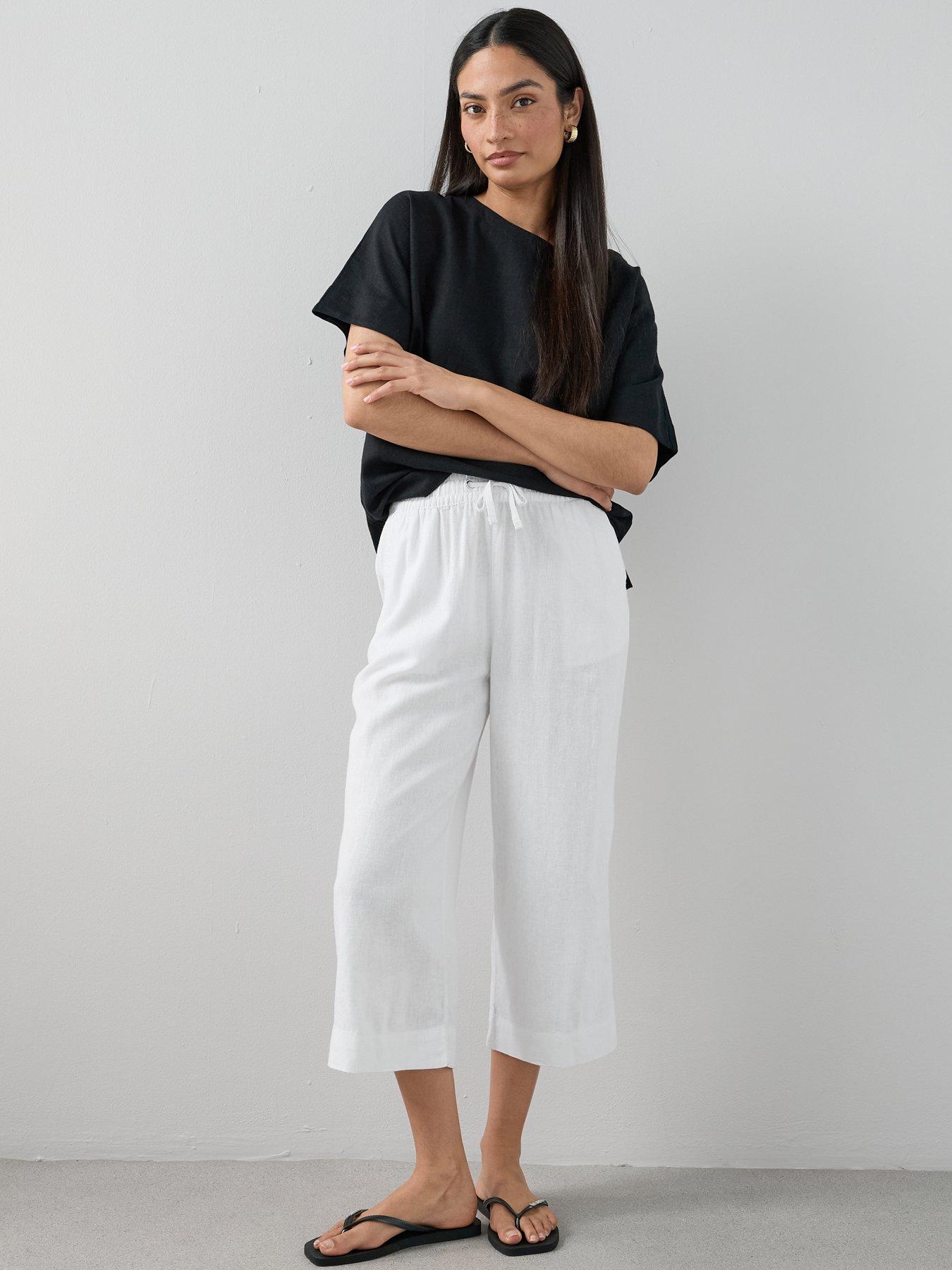 the-very-collection-linen-blend-cropped-trousers-whitedetail