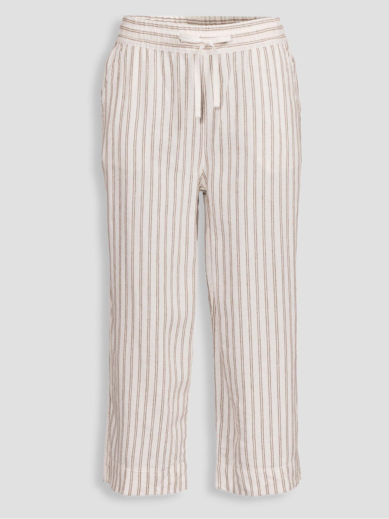 Image 7 of 7 of The Very Collection Linen Blend Cropped Trouser