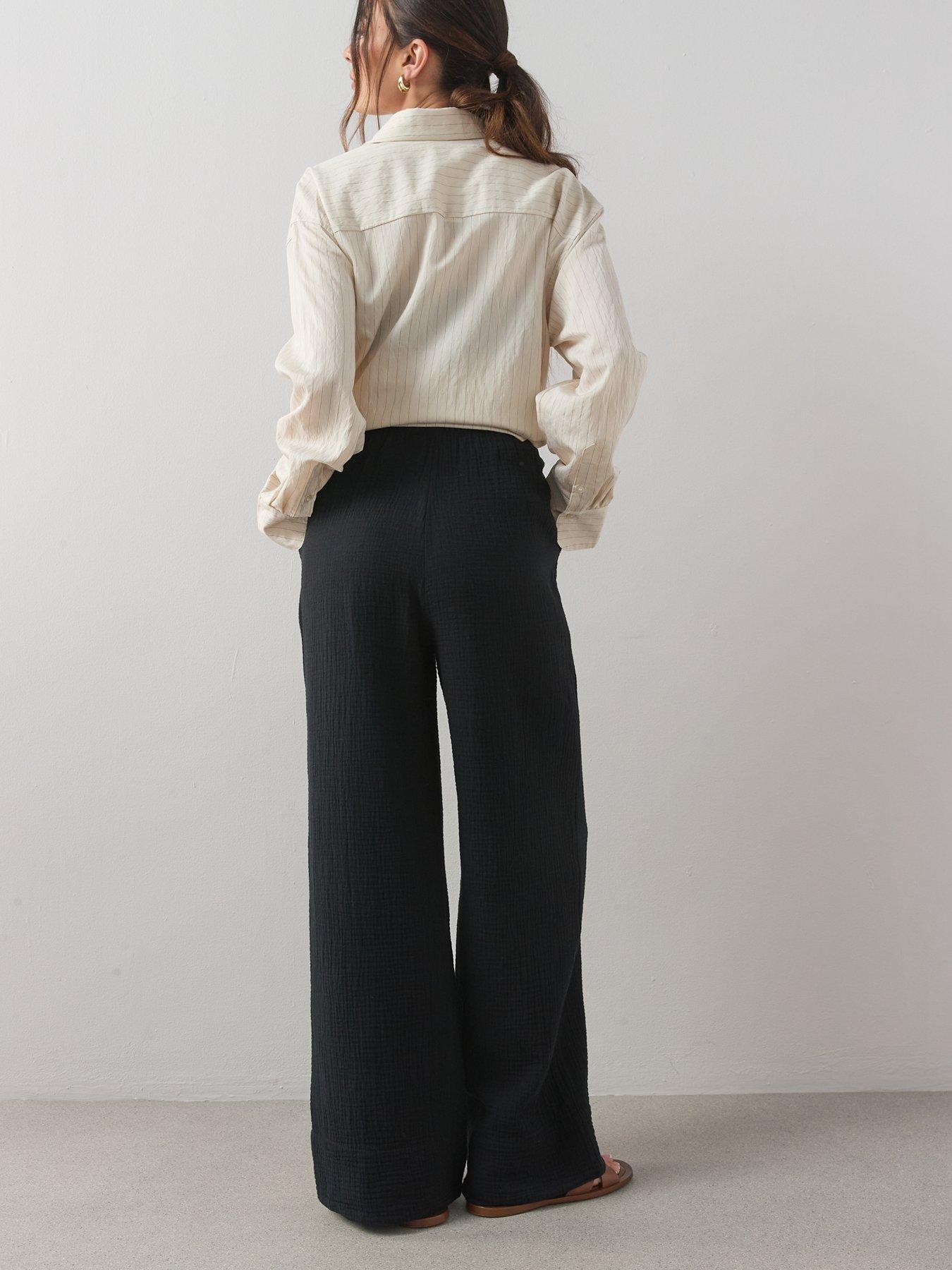 the-very-collection-crinkle-wide-leg-trouser-blackstillFront