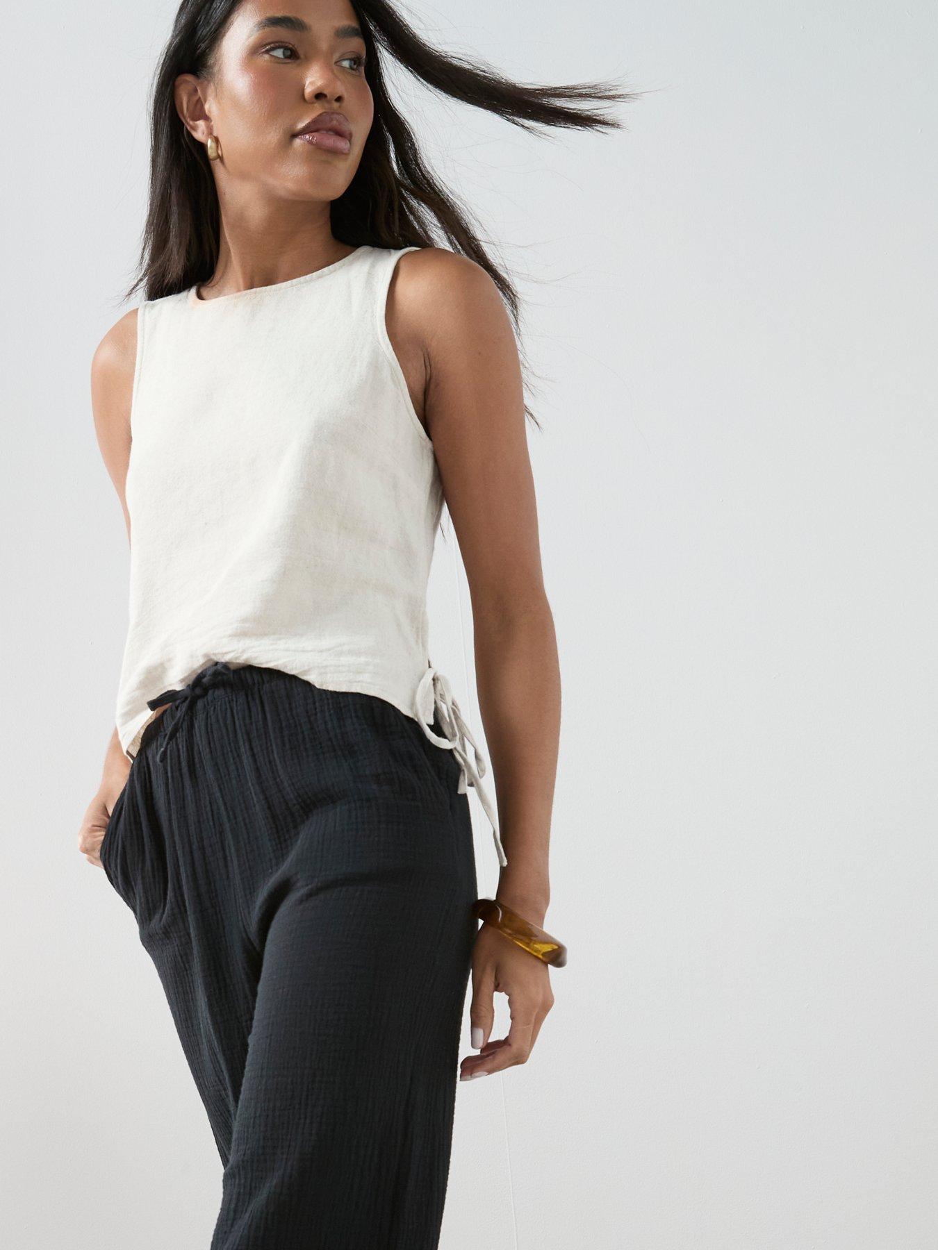 the-very-collection-crinkle-wide-leg-trouser-blackoutfit