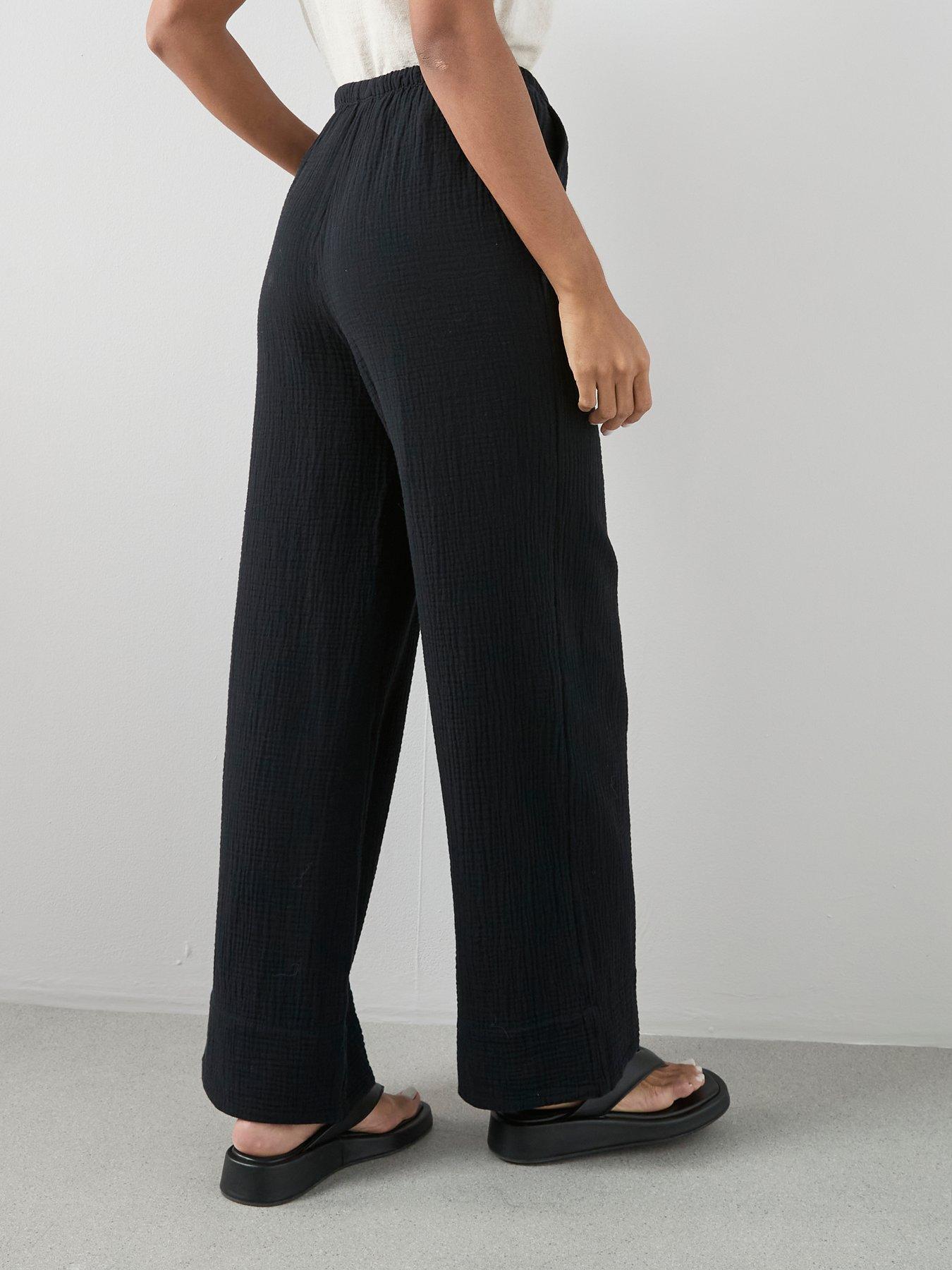 the-very-collection-crinkle-wide-leg-trouser-blackdetail