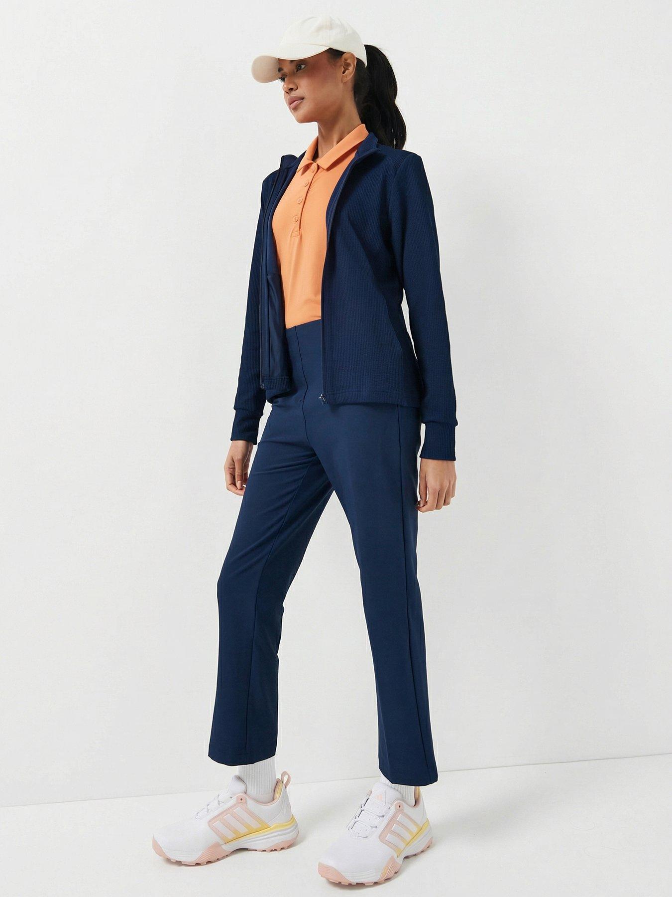 Image 3 of 6 of adidas Womens Golf Full Zip Jacket - Navy