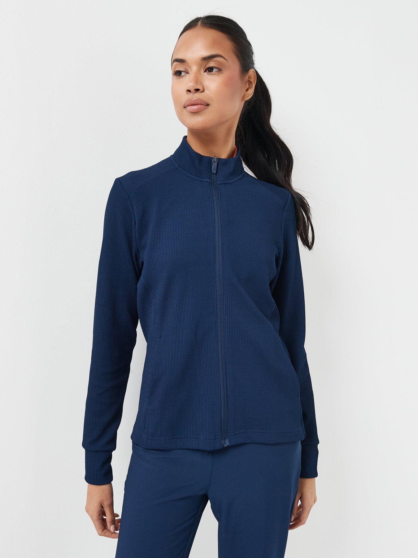 Image 6 of 6 of adidas Womens Golf Full Zip Jacket - Navy