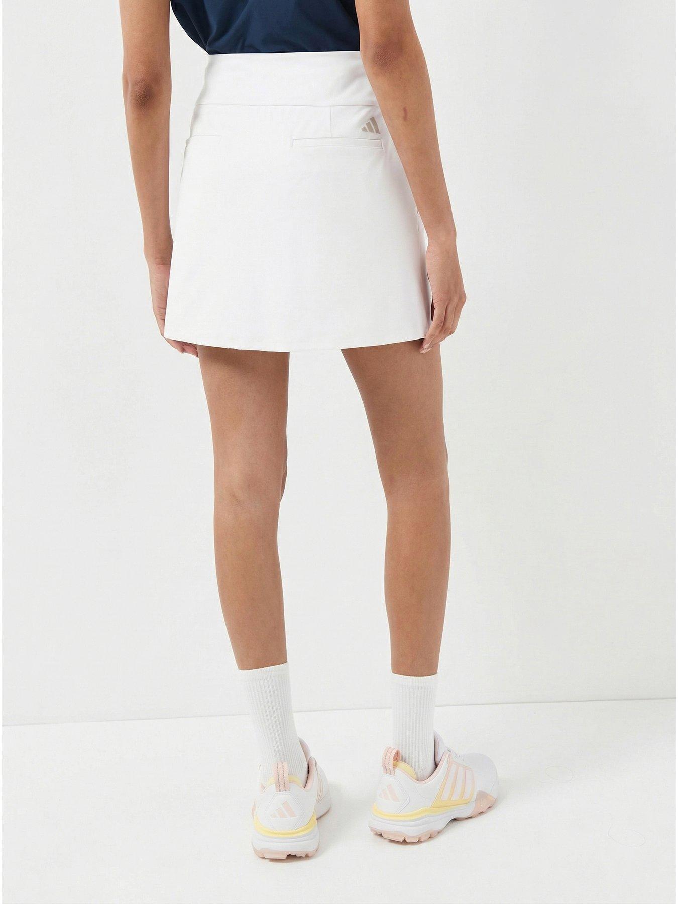 Image 2 of 6 of adidas Womens Golf Ultimate 365 Solid Knit Skort - White