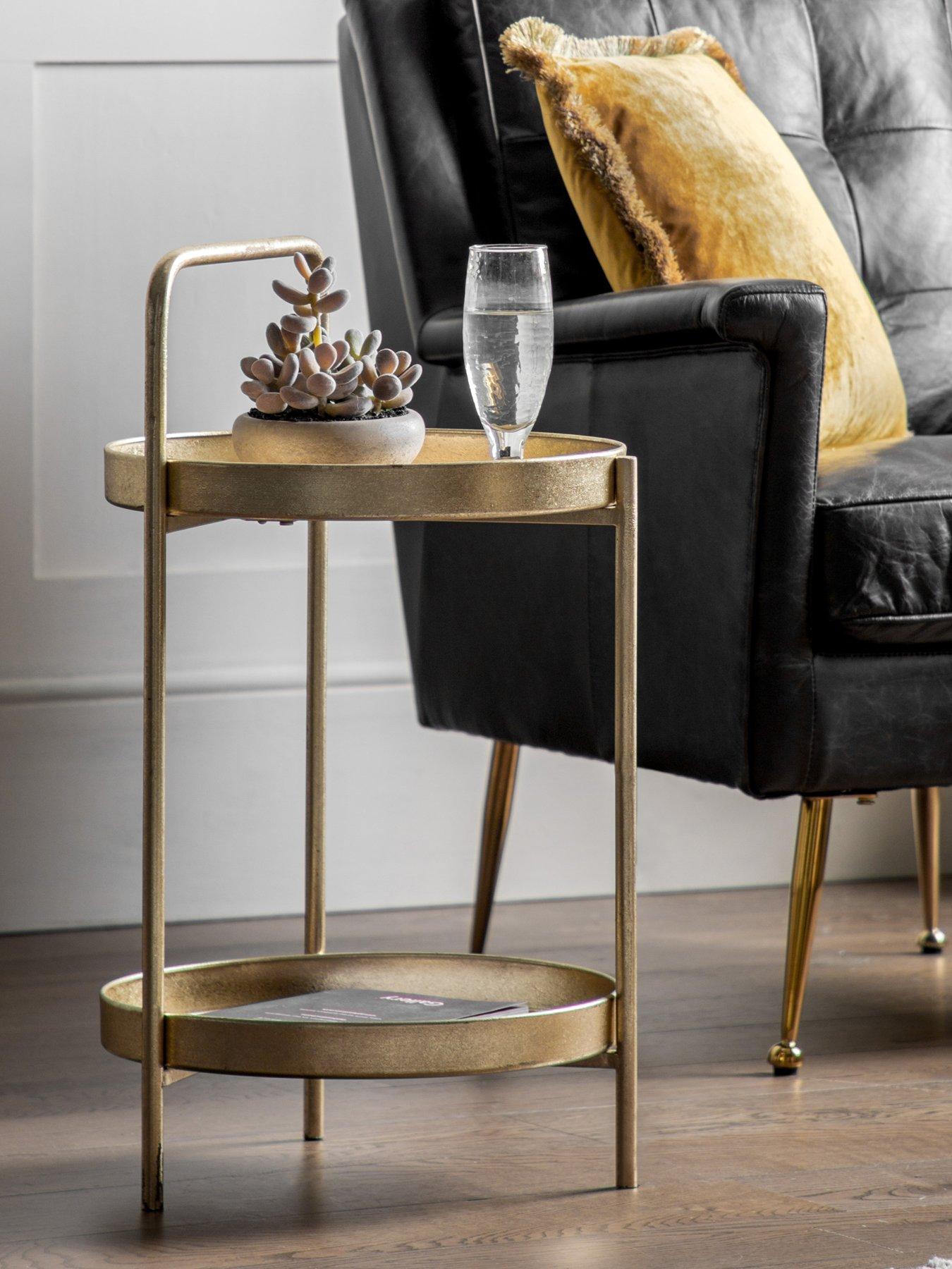 Gallery Direct Sennen Side Table Gold