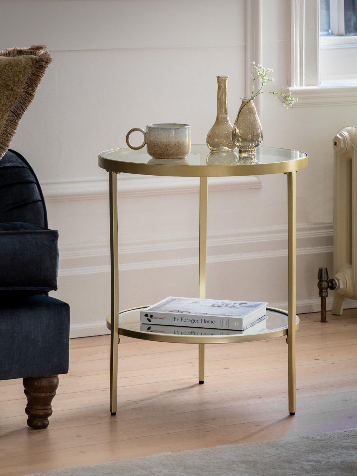Gallery Direct Hudson Side Table Champagne
