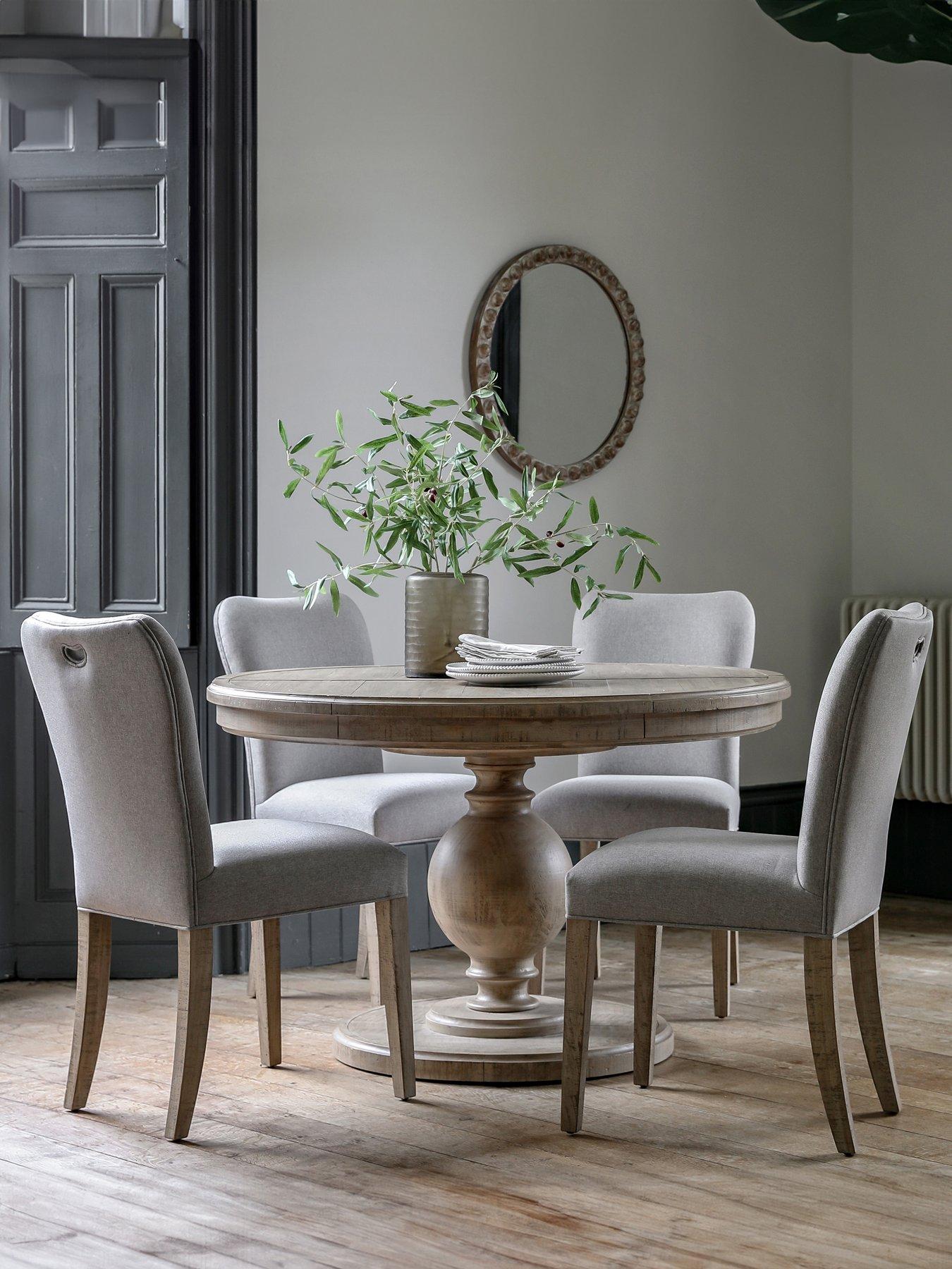 Gallery Direct Vancouver Round Extending Dining Table