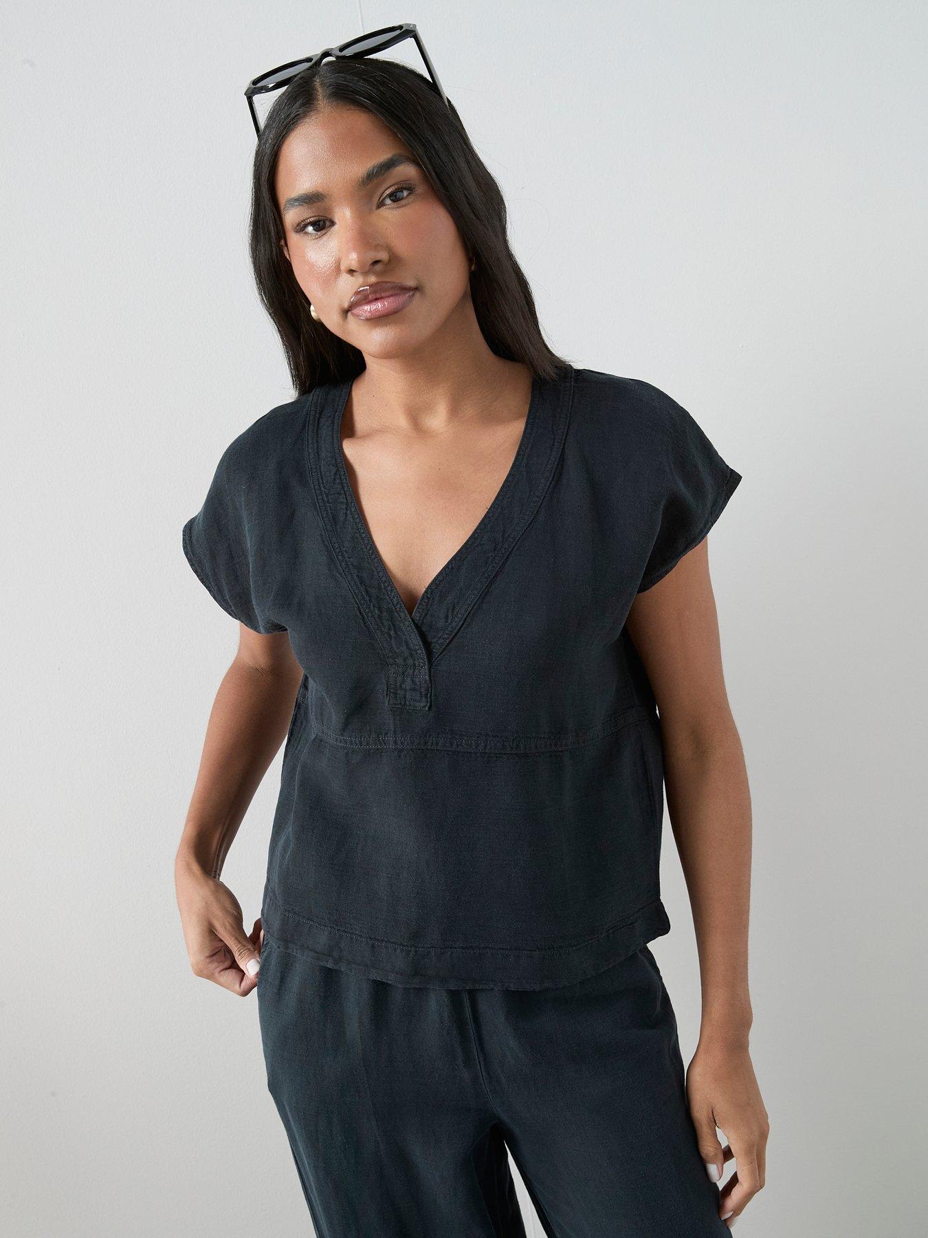 the-very-collection-lyocell-linen-tunic-co-ordfront