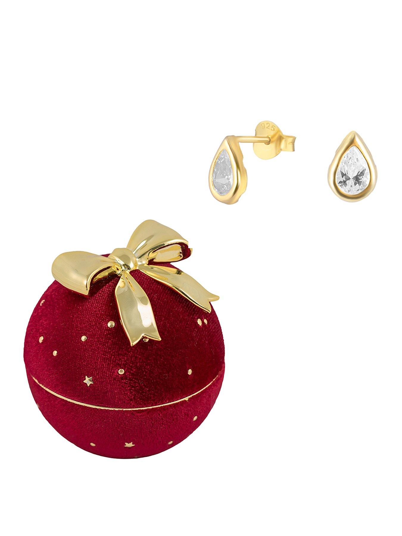 the-love-collection-gold-plated-4x6mm-cubic-zirconia-tear-shape-earrings-with-bauble-box