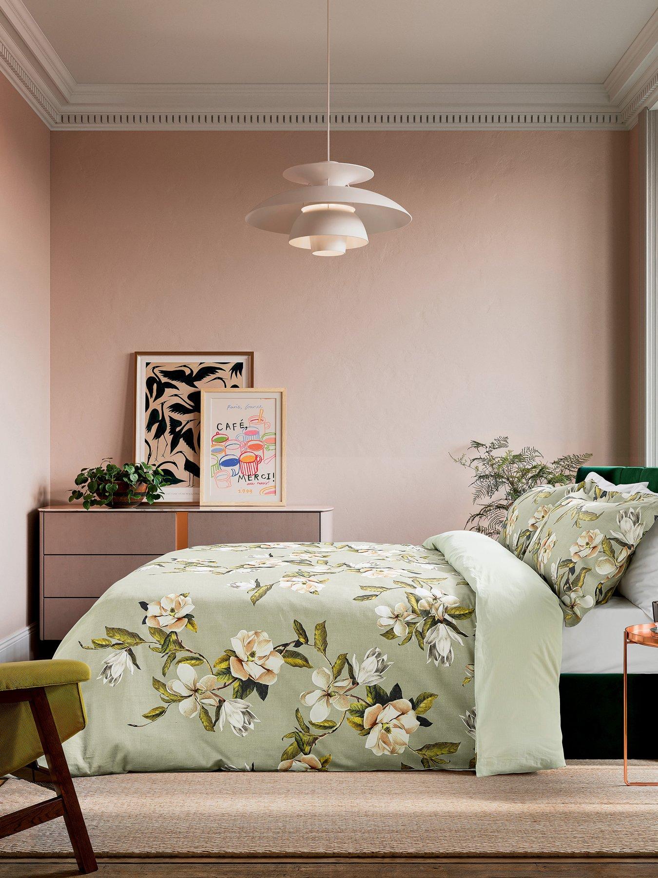 Ted Baker Opal Floral Duvet Cover Set Sage