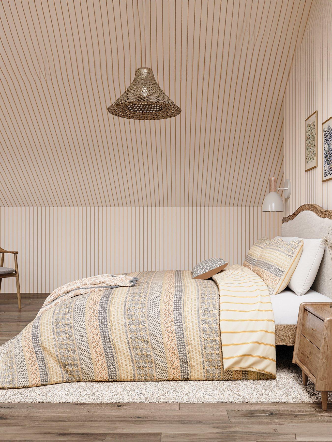 helena-springfield-folk-stripe-duvet-cover-set-graphitecopper