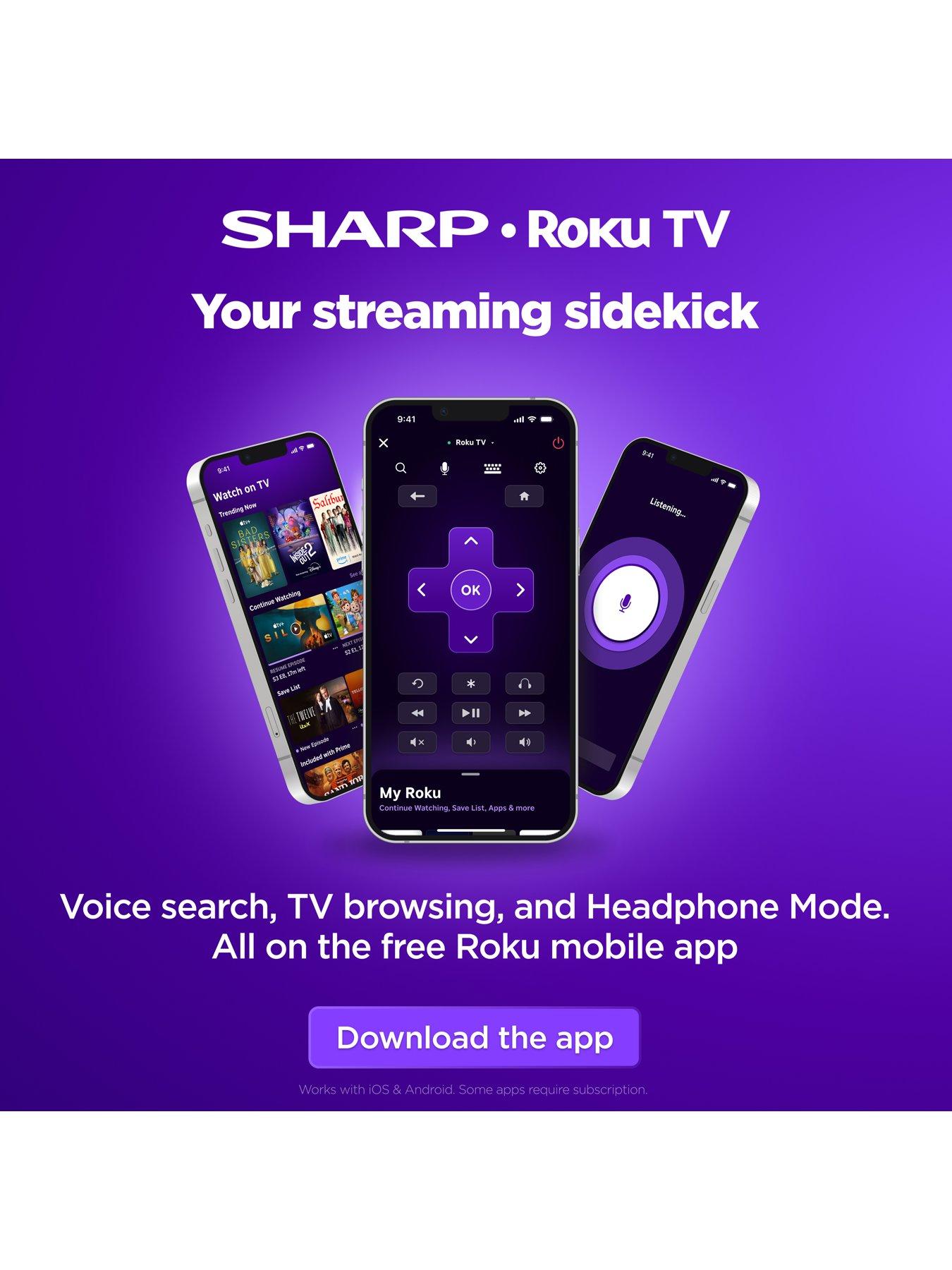 Image 6 of 7 of Sharp 24HD2225K 24-inch HD-Ready Smart Roku TV with Freely