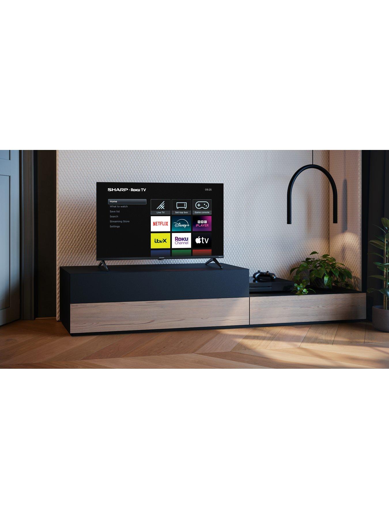 Sharp SHARP HD2225K 40-inch Full HD Roku Smart TV HDR10 with Freely- 2T ...
