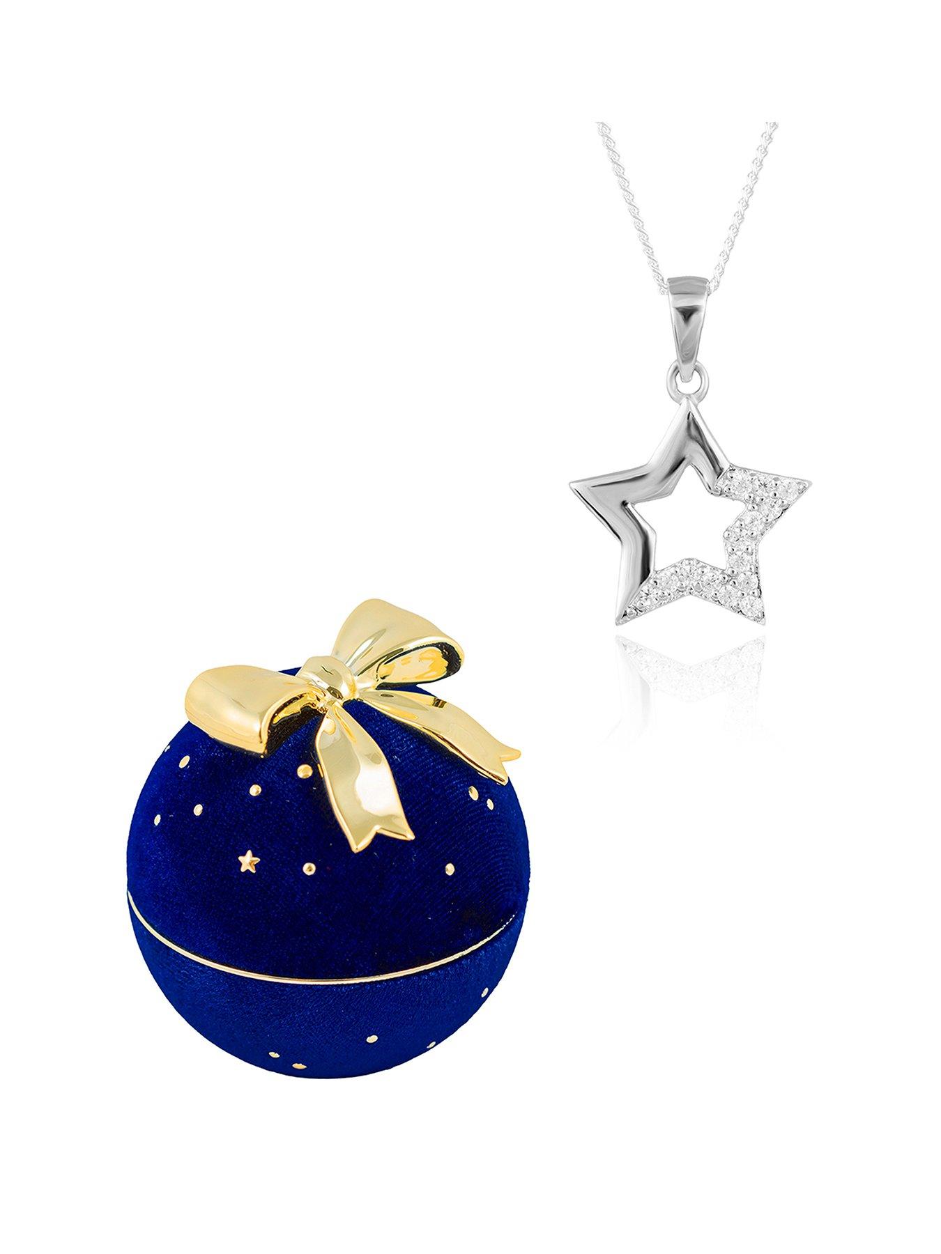 the-love-collection-sterling-silver-half-pave-star-pendant-with-chain-and-bauble-box