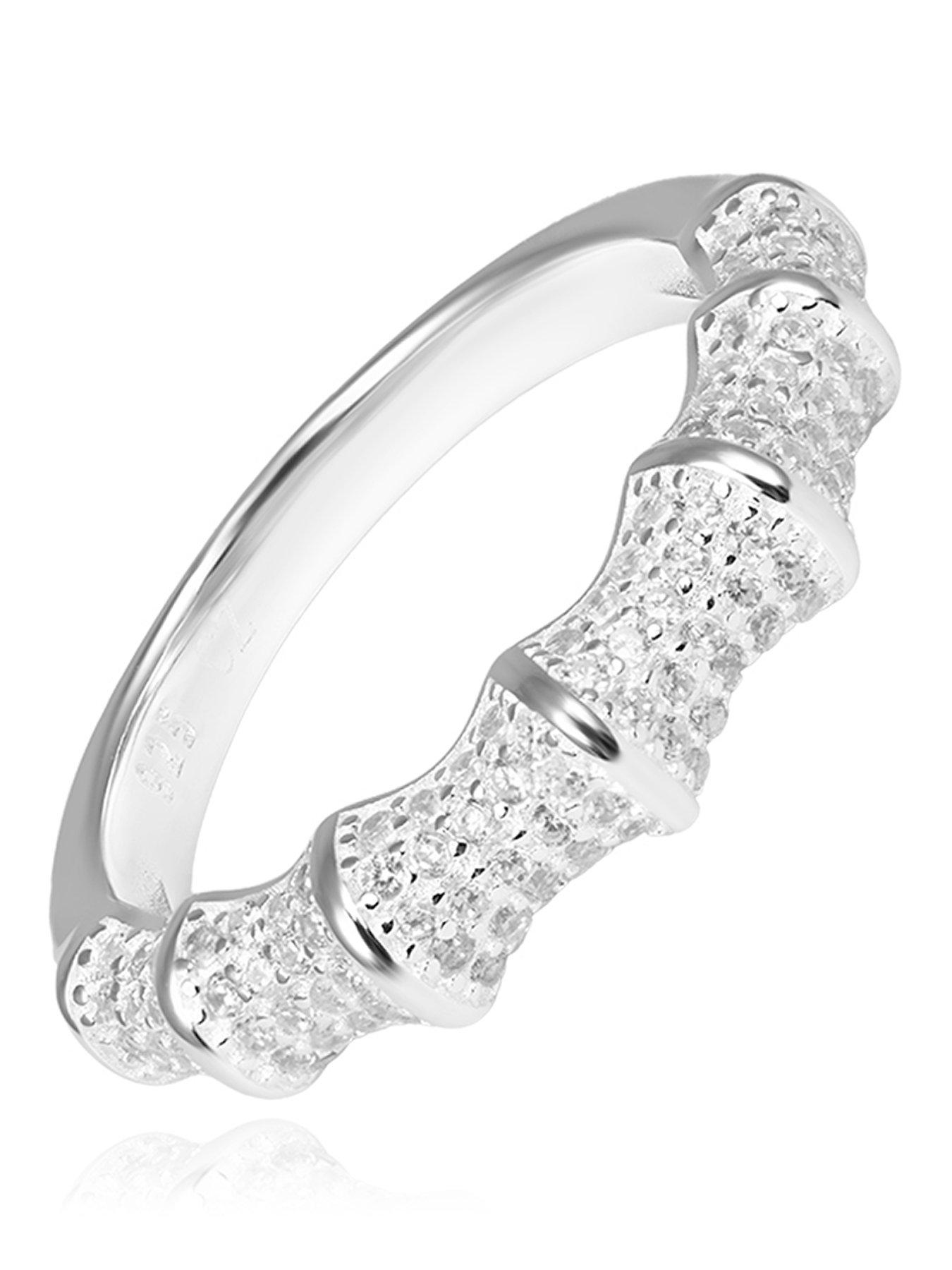 the-love-collection-sterling-silver-cz-pave-bamboo-ring