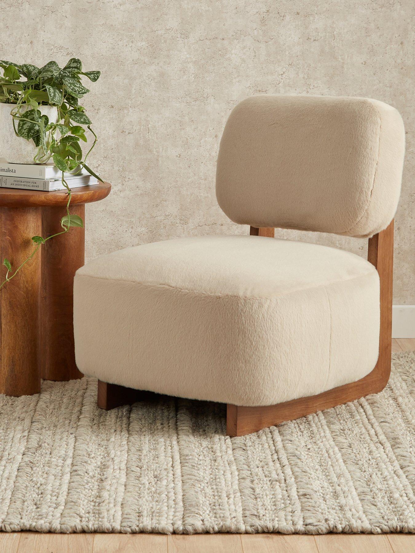 Very Home Dante Faux Fur Accent Chair