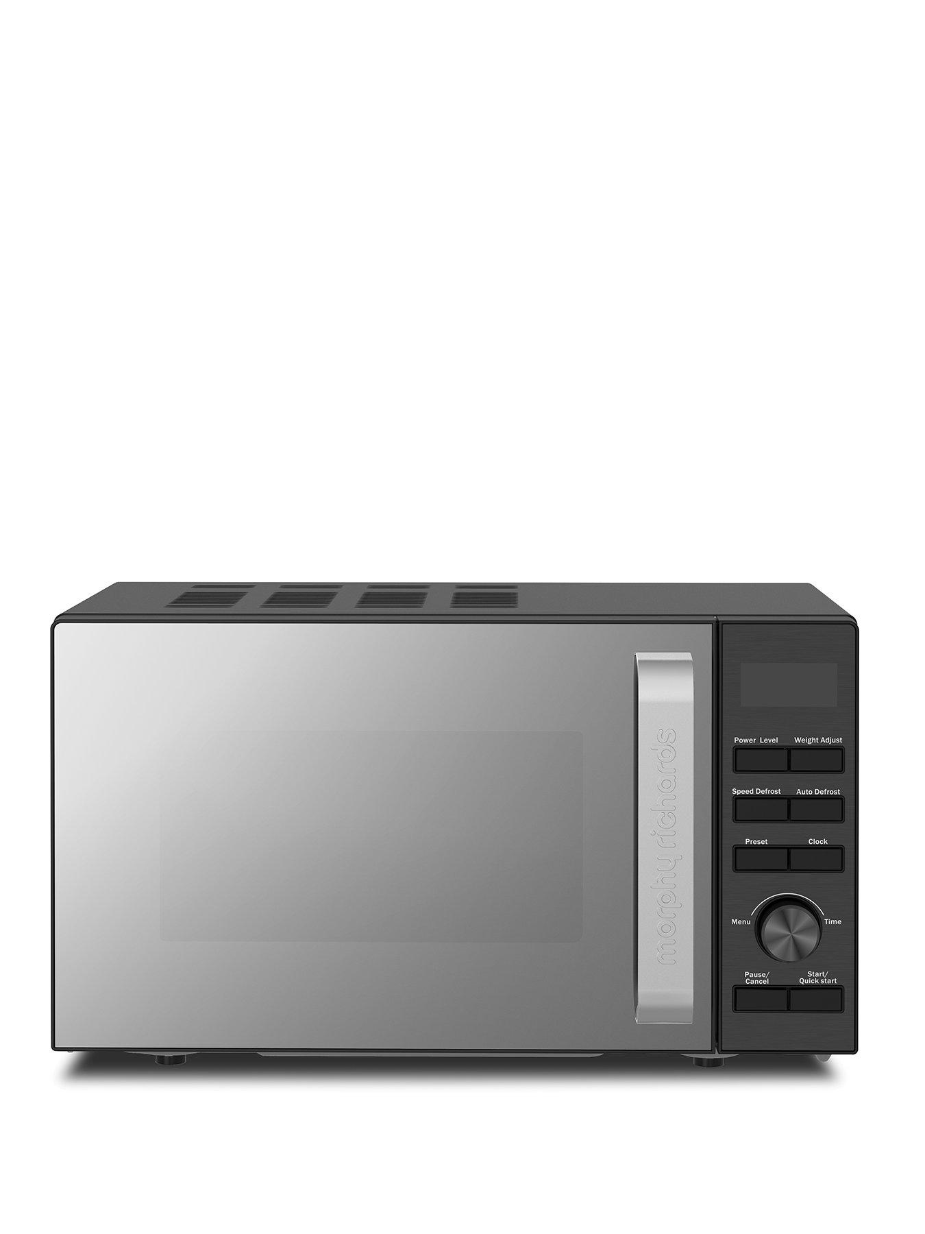Morphy Richards Microwave 20L 800W Digital Mirror Door and Stainless Steel Panel