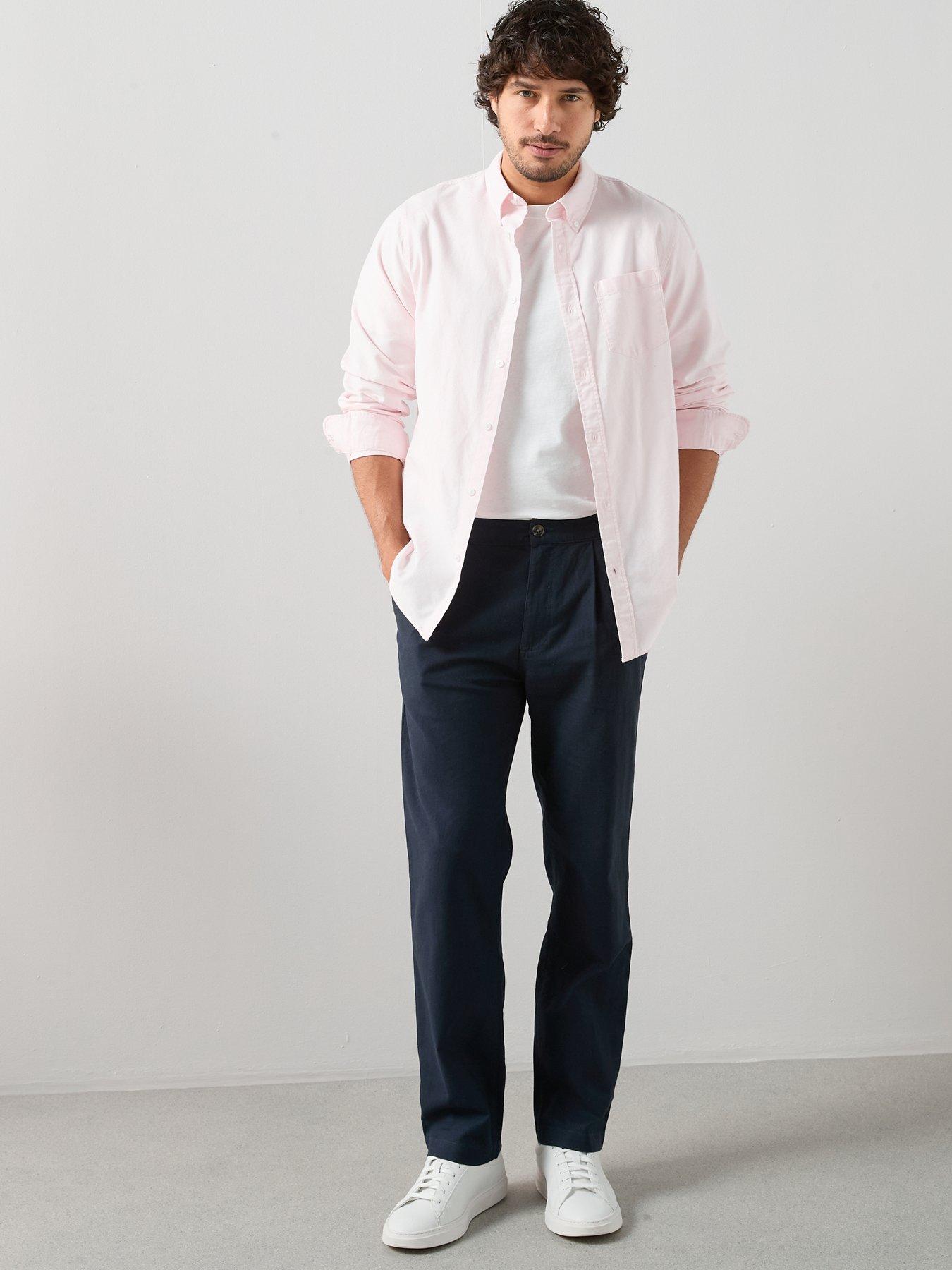 Image 3 of 7 of The Very Collection Linen Trousers - Navy