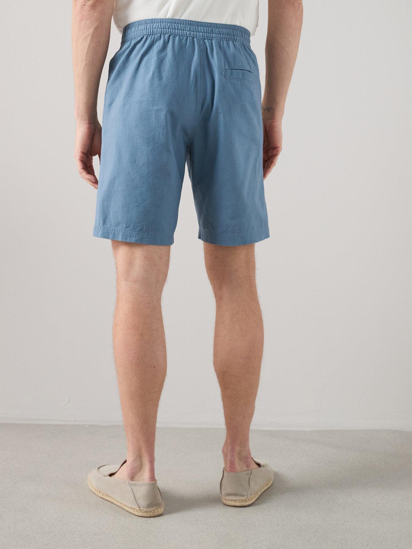 Image 2 of 7 of The Very Collection Linen Shorts - Light Blue