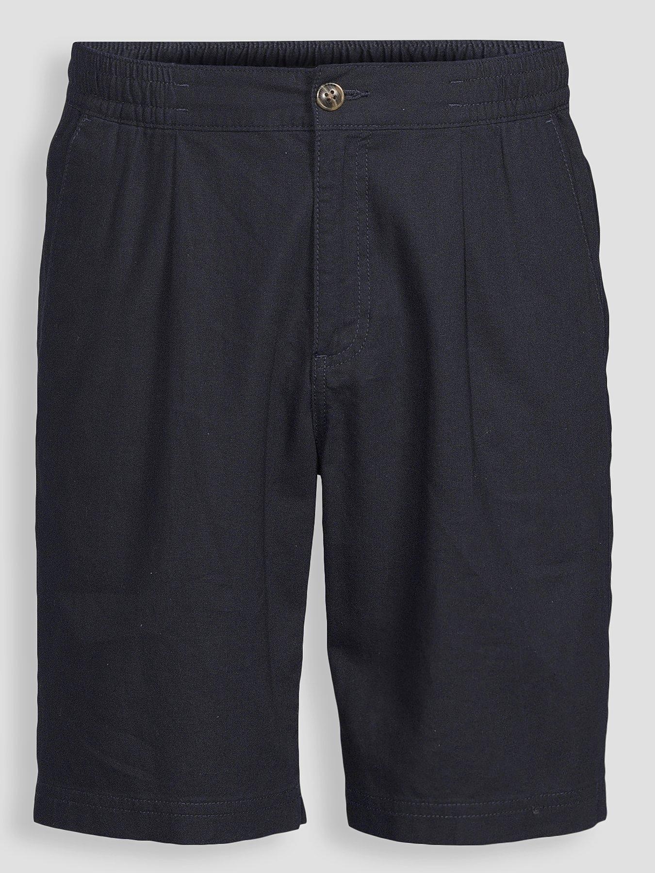 Image 7 of 7 of The Very Collection Linen Shorts - Navy