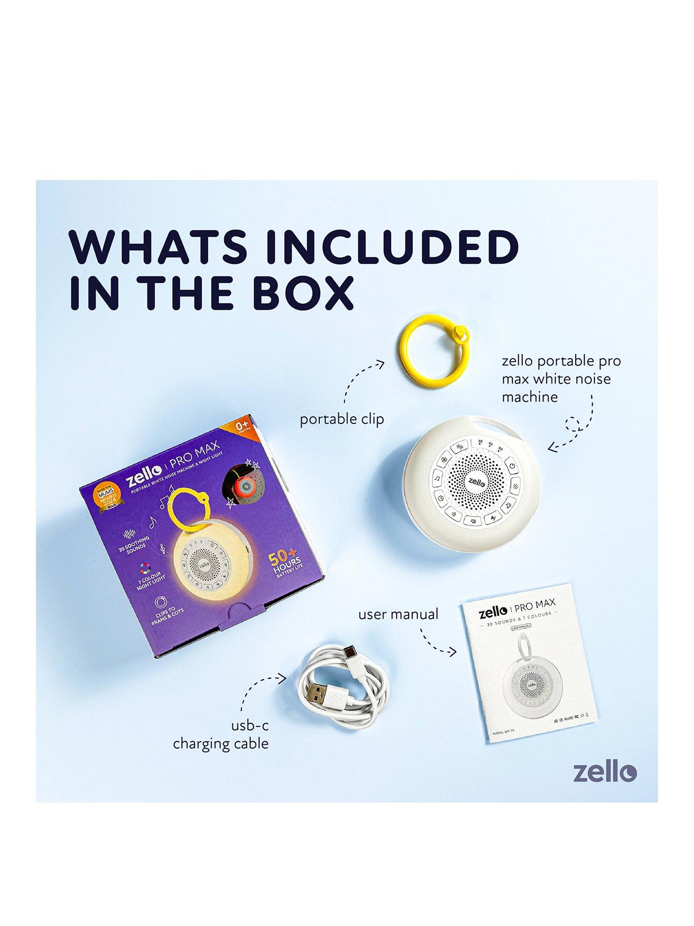 zello-portable-pro-max-white-noise-machine-night-lightstillFront