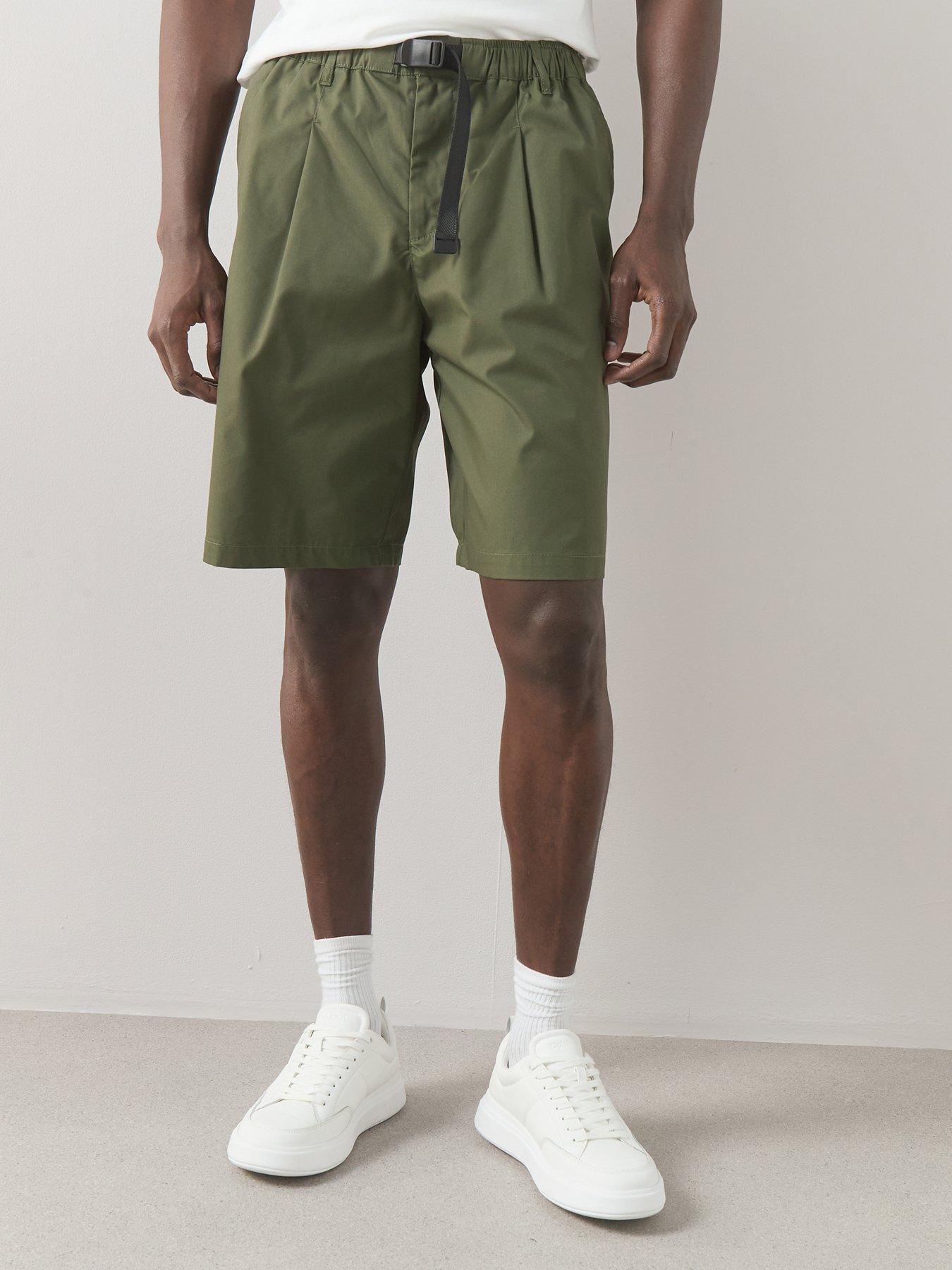 Image 4 of 6 of The Very Collection Elasticated Waist Cargo Shorts - Khaki