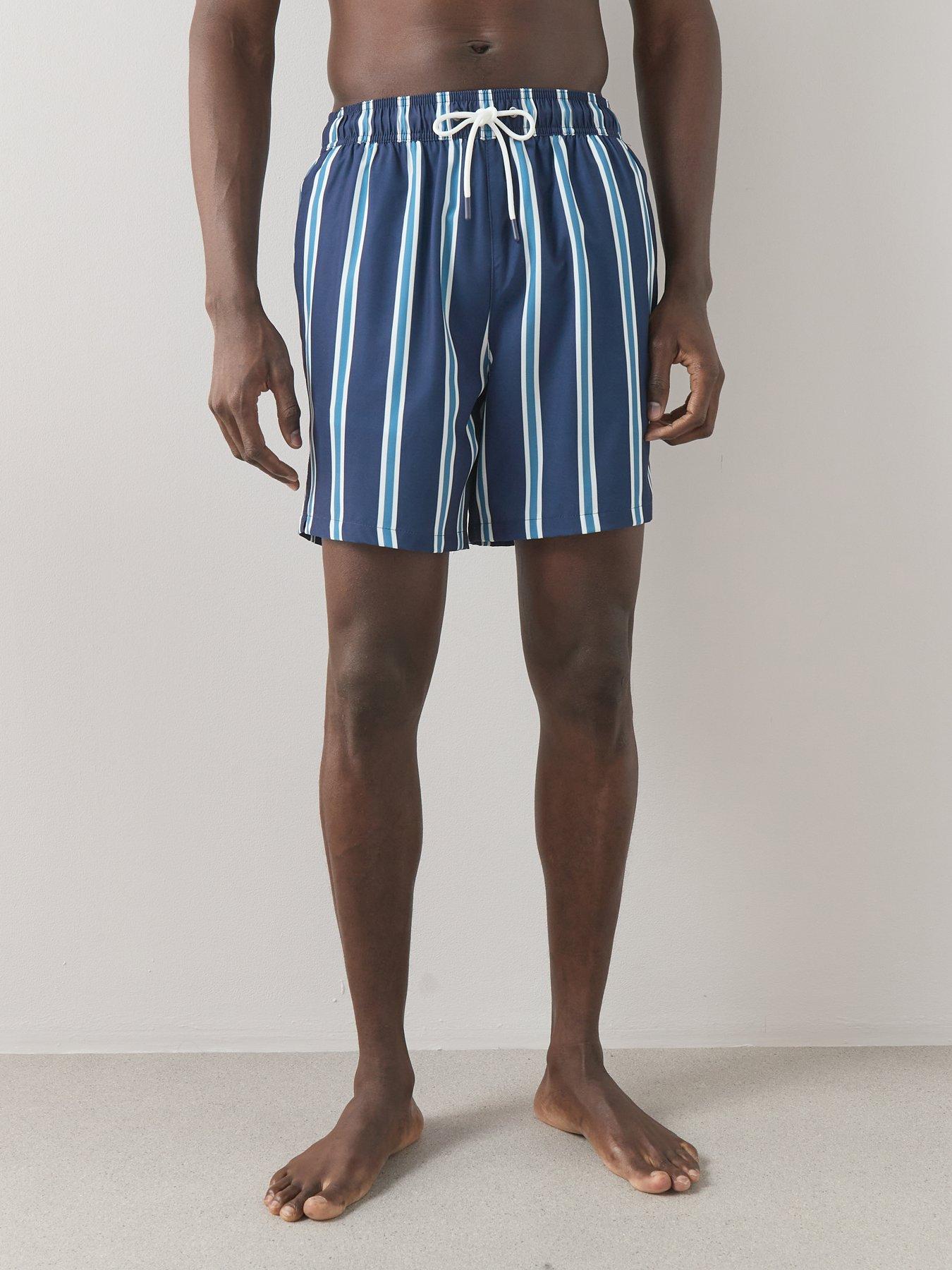 the-very-collection-stripe-swim-shorts-navyoutfit