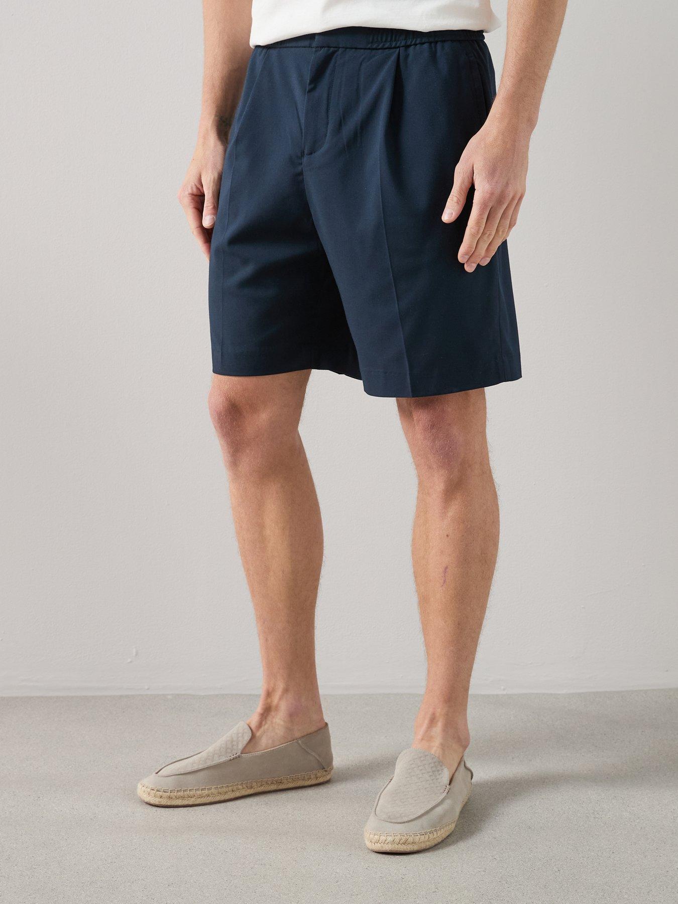 the-very-collection-pleated-shorts-navyback