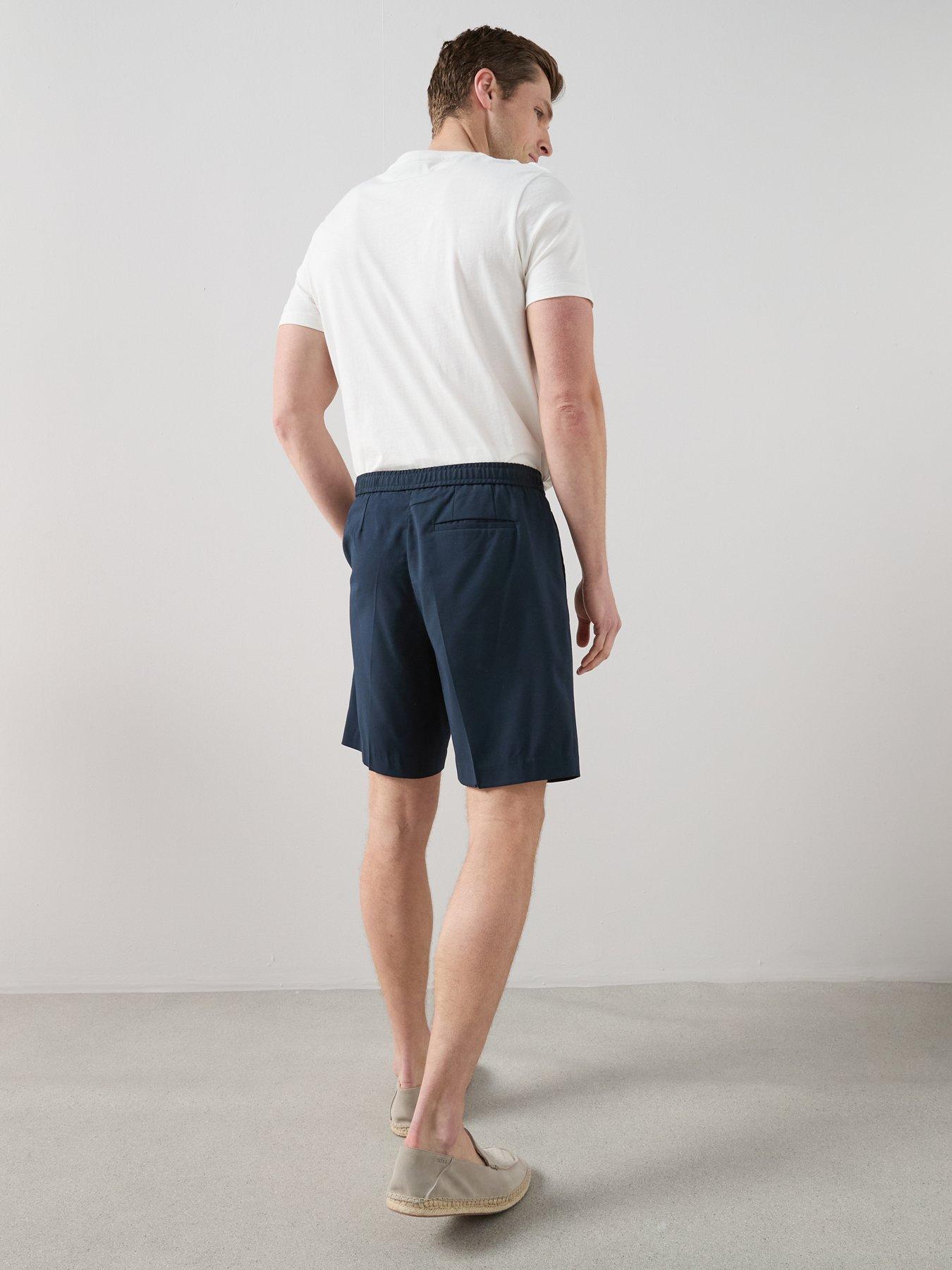 the-very-collection-pleated-shorts-navydetail