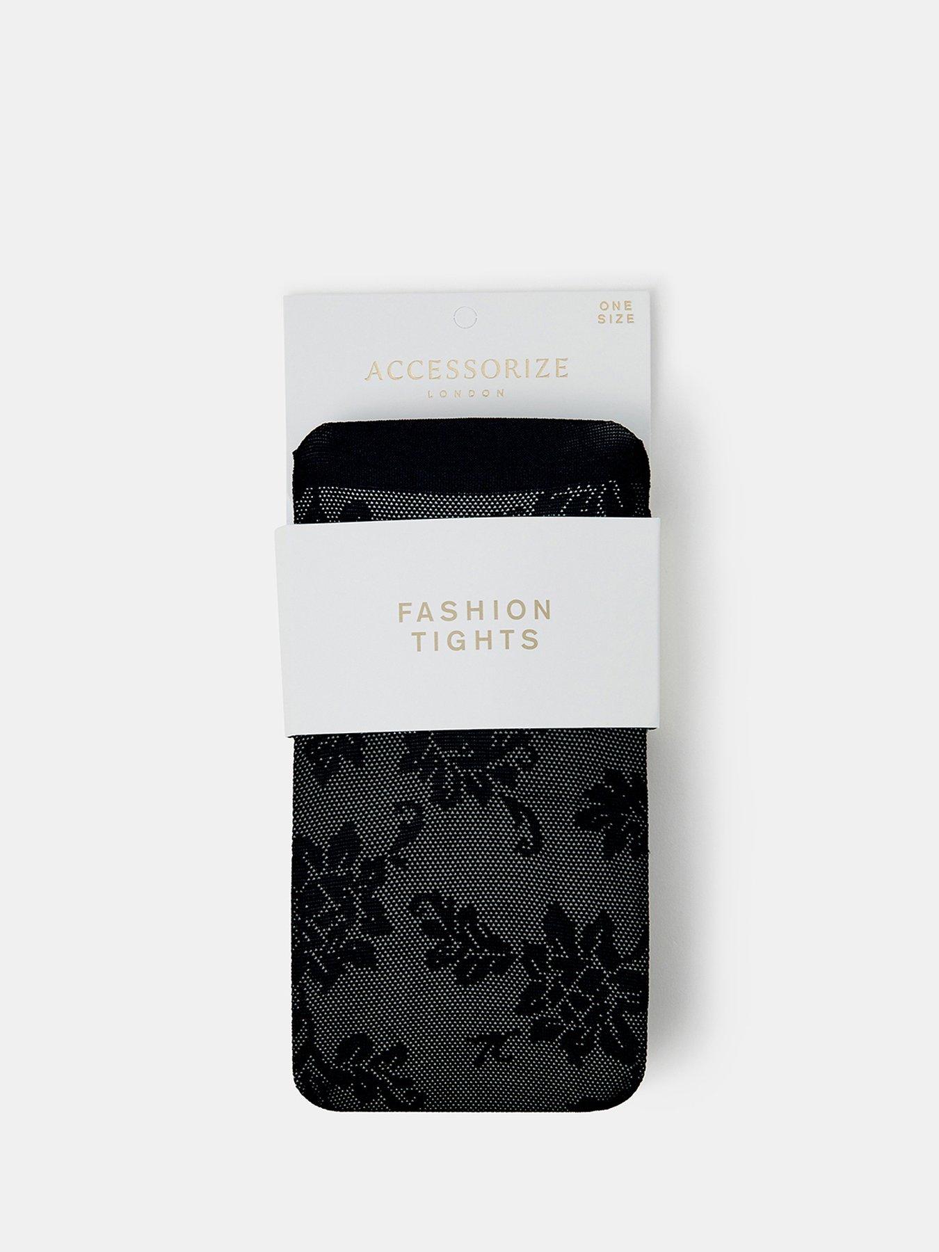 accessorize-lace-pattern-tights-blackfront