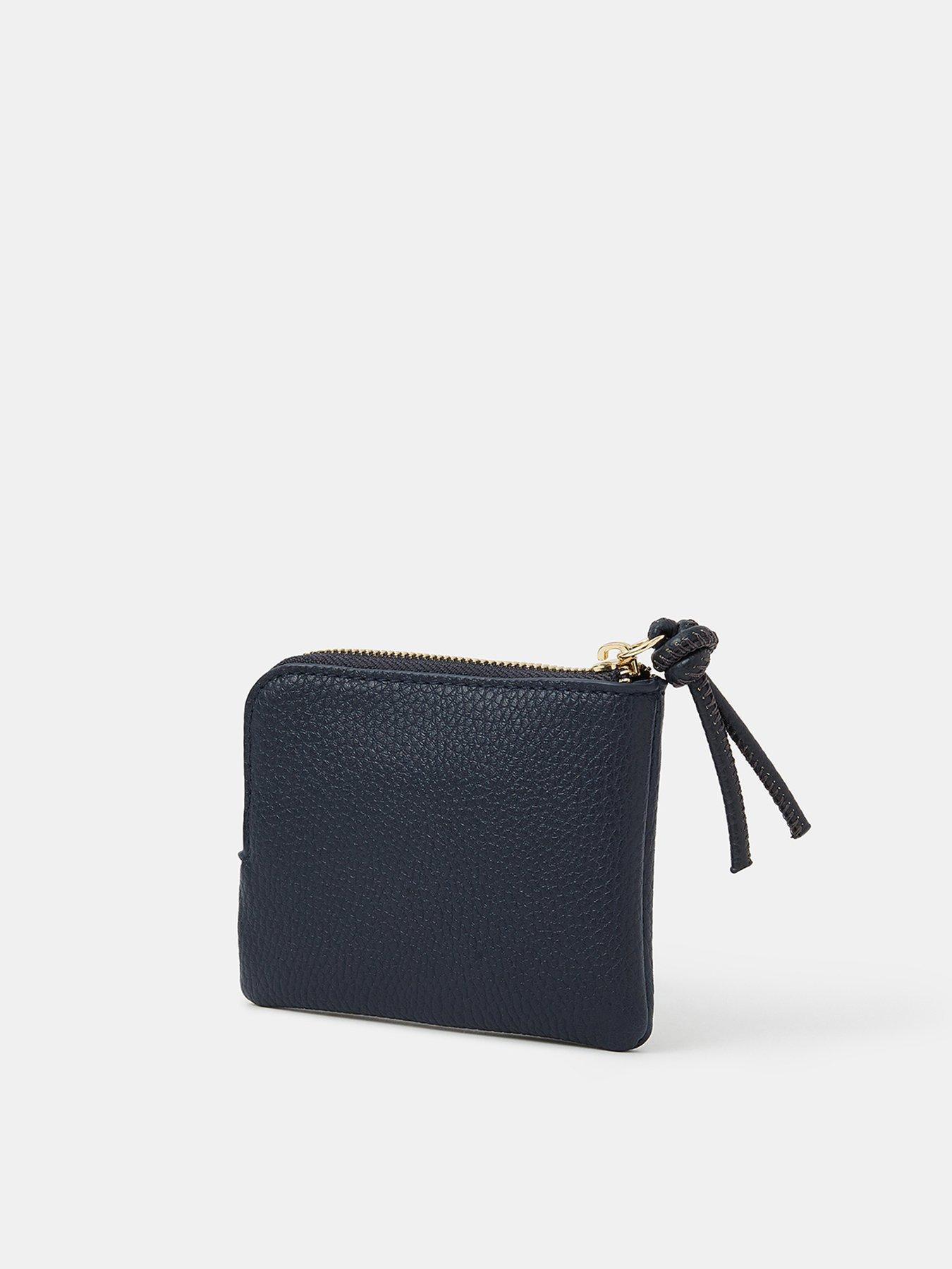 Image 2 of 5 of Accessorize Initial Coin Purse - Blue