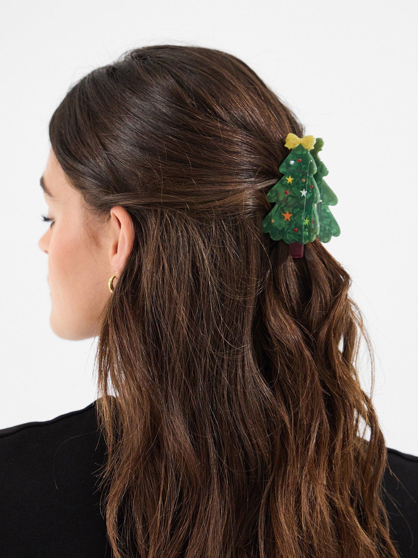accessorize-christmas-tree-claw-clip-greenback
