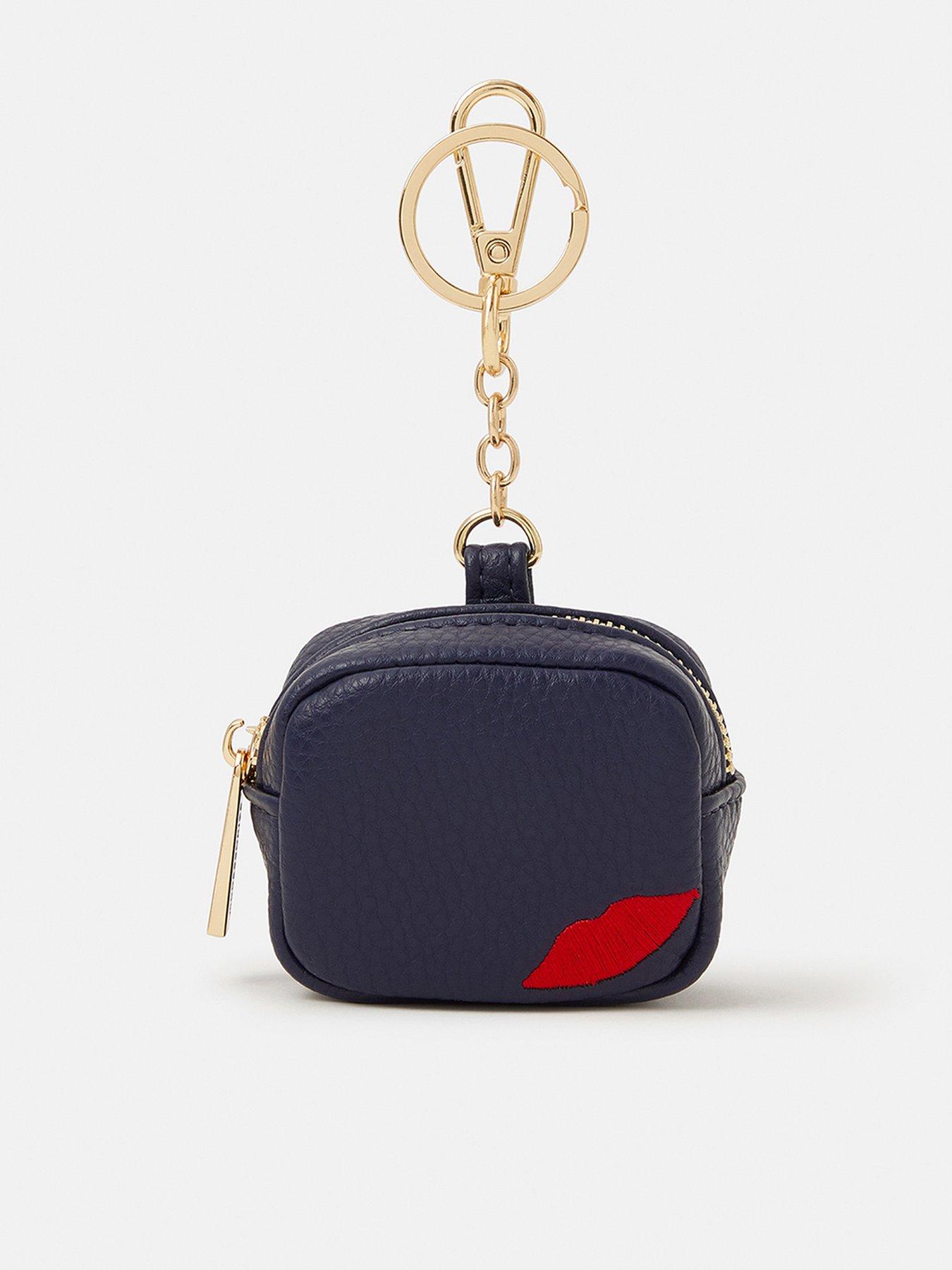 Image 1 of 3 of Accessorize Kiss Airpod Case Keyring - Blue
