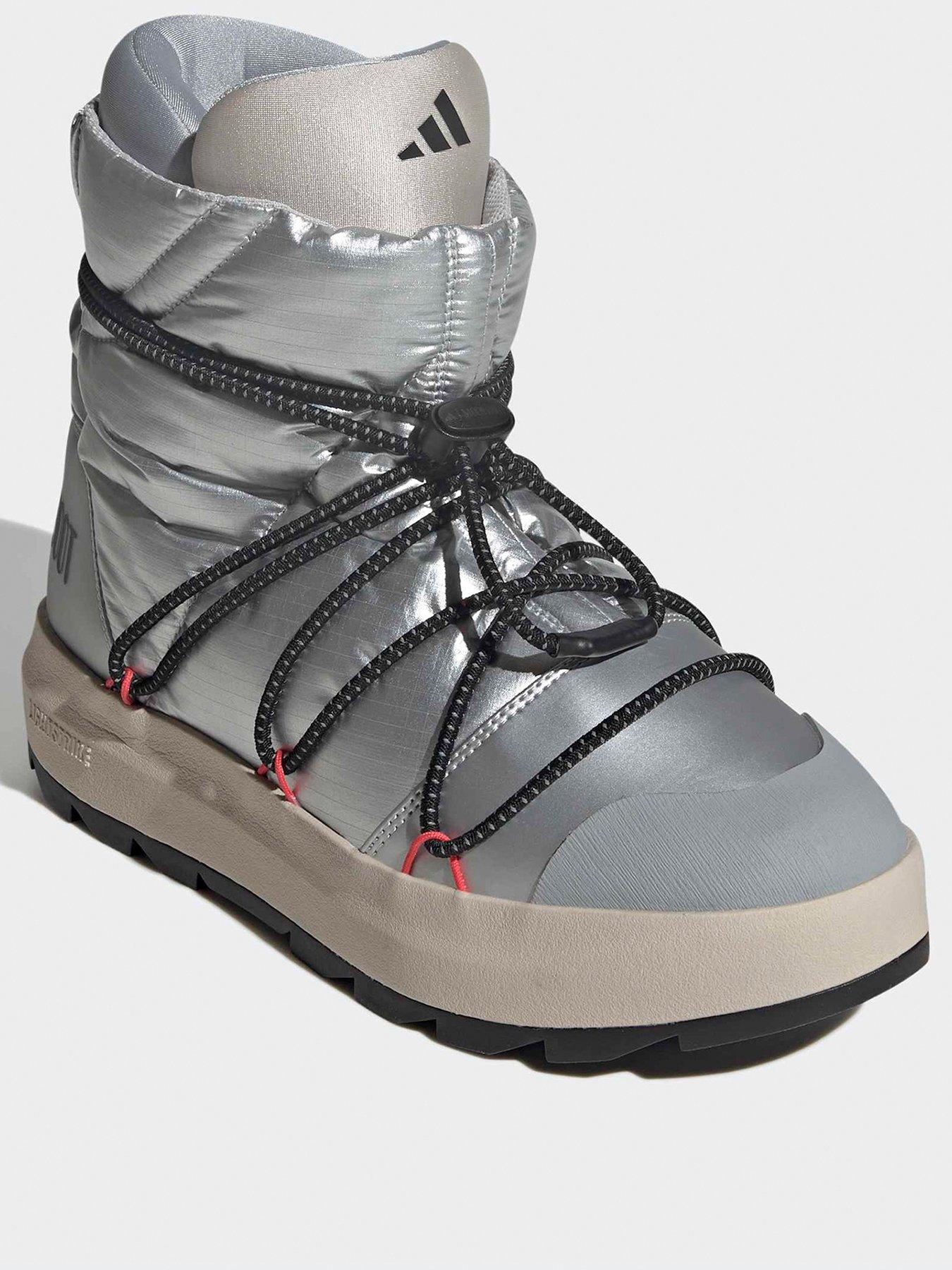 adidas-sportswear-womens-x-moonboot-ace-trainers-silverstillFront