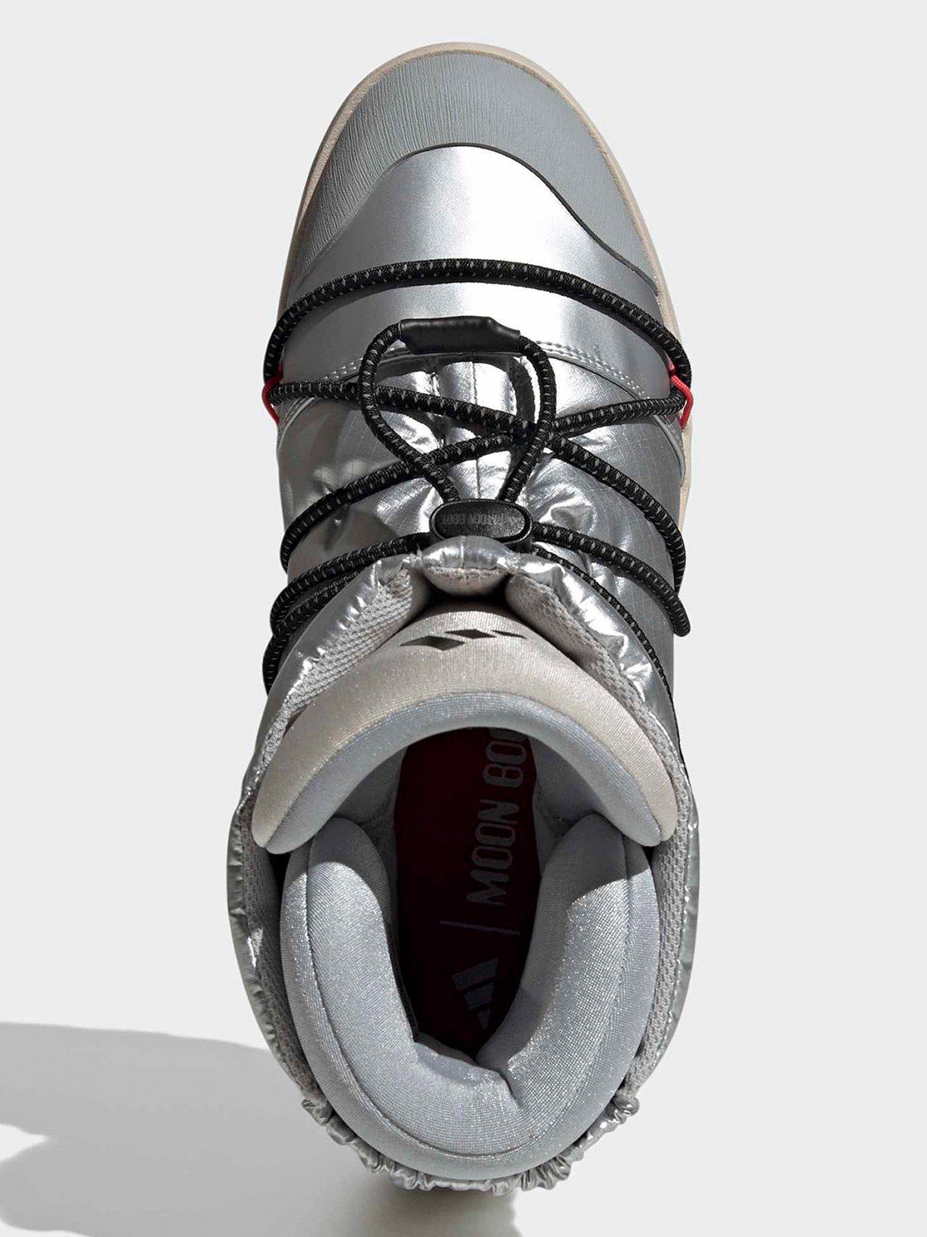 adidas-sportswear-womens-x-moonboot-ace-trainers-silveroutfit