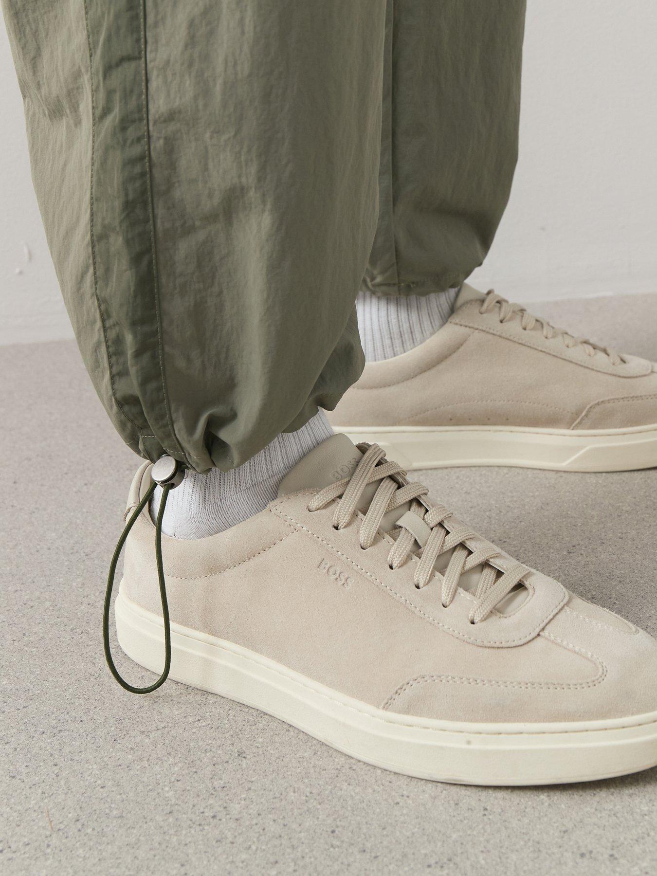 Image 4 of 6 of The Very Collection Tech Elasticated Waist Cuffed Trousers - Green