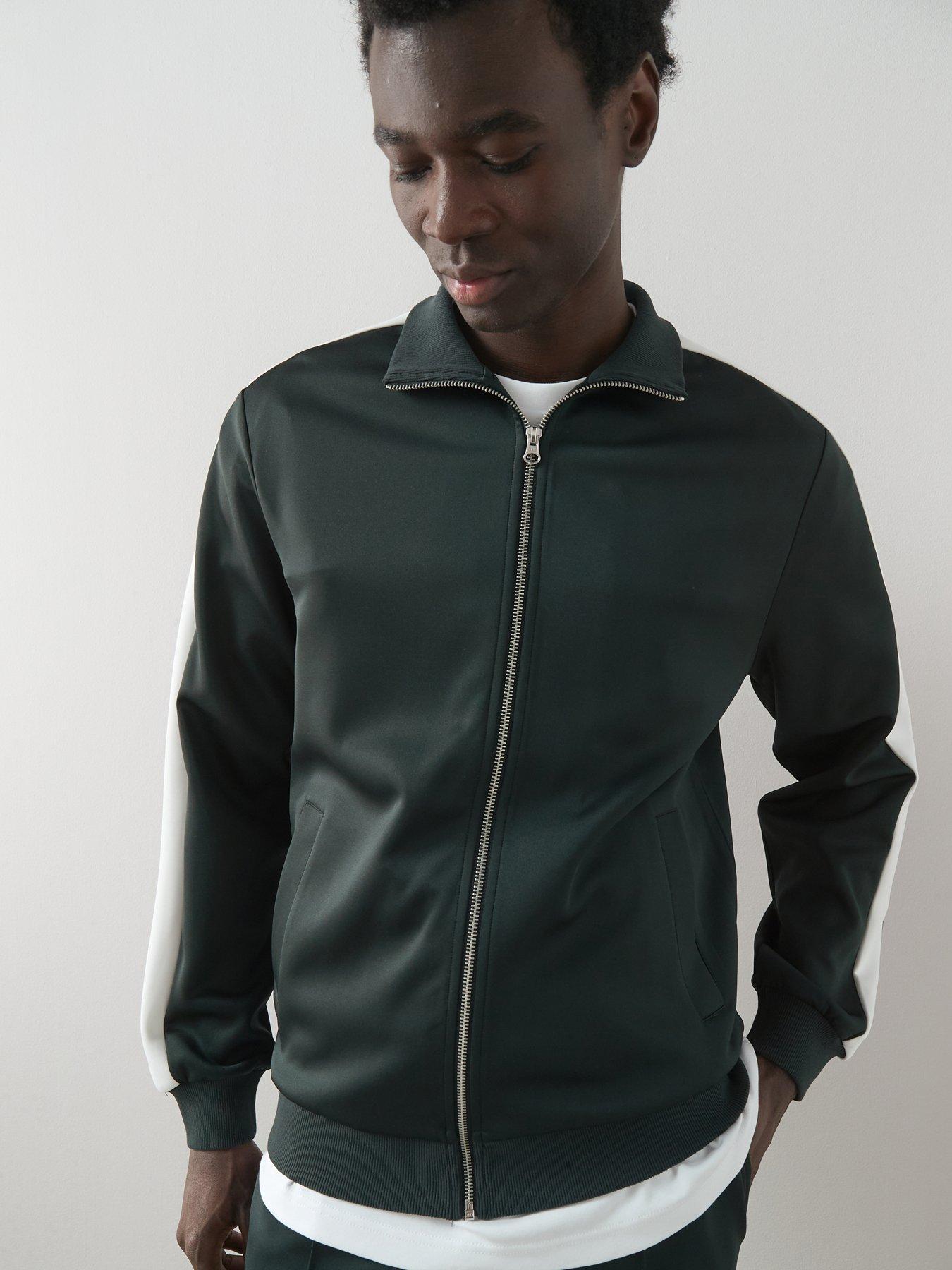the-very-collection-zip-up-funnel-neck-track-jacket-greenfront