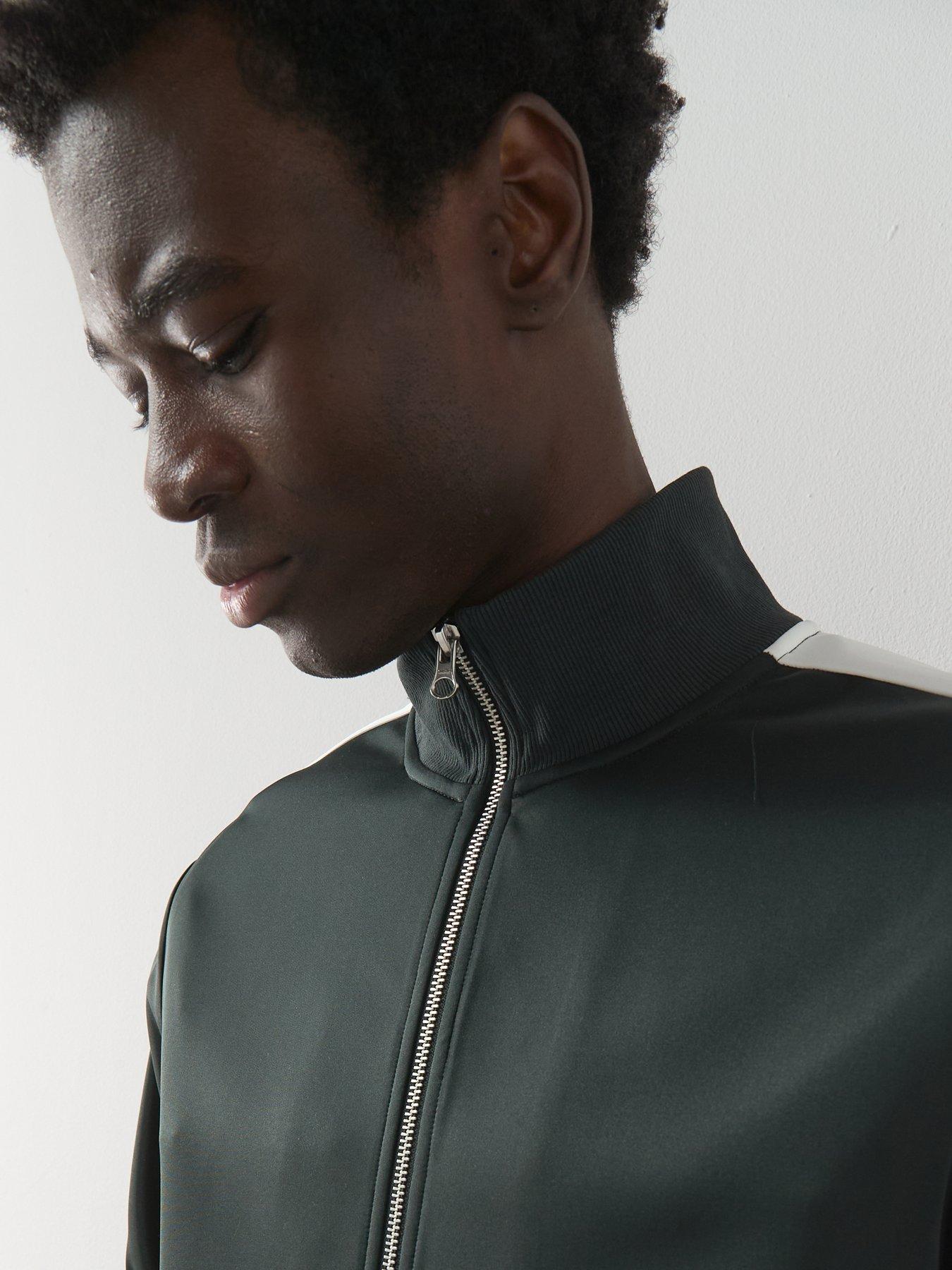 the-very-collection-zip-up-funnel-neck-track-jacket-greenoutfit